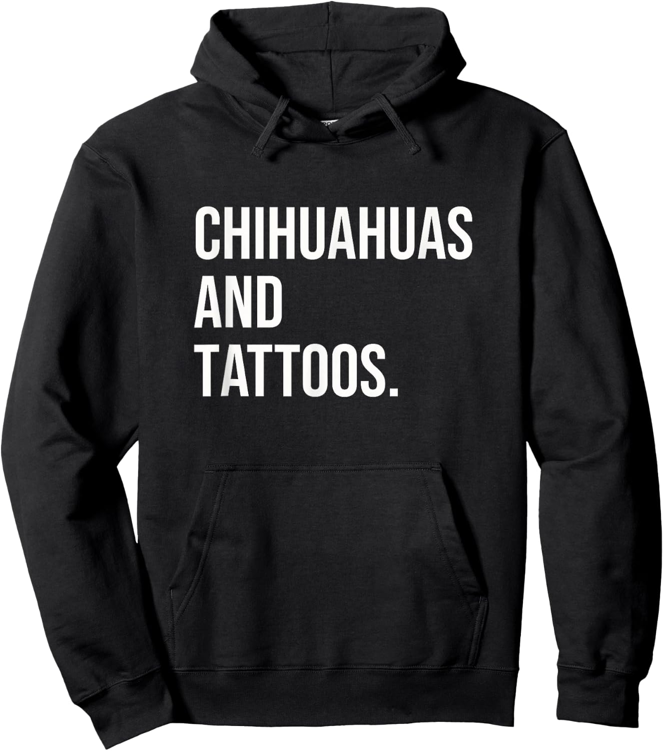 Chihuahuas And Tattoos Chihuahua Owner Dog Inked Lover Funny Women Hoodie - Hoodie | Black