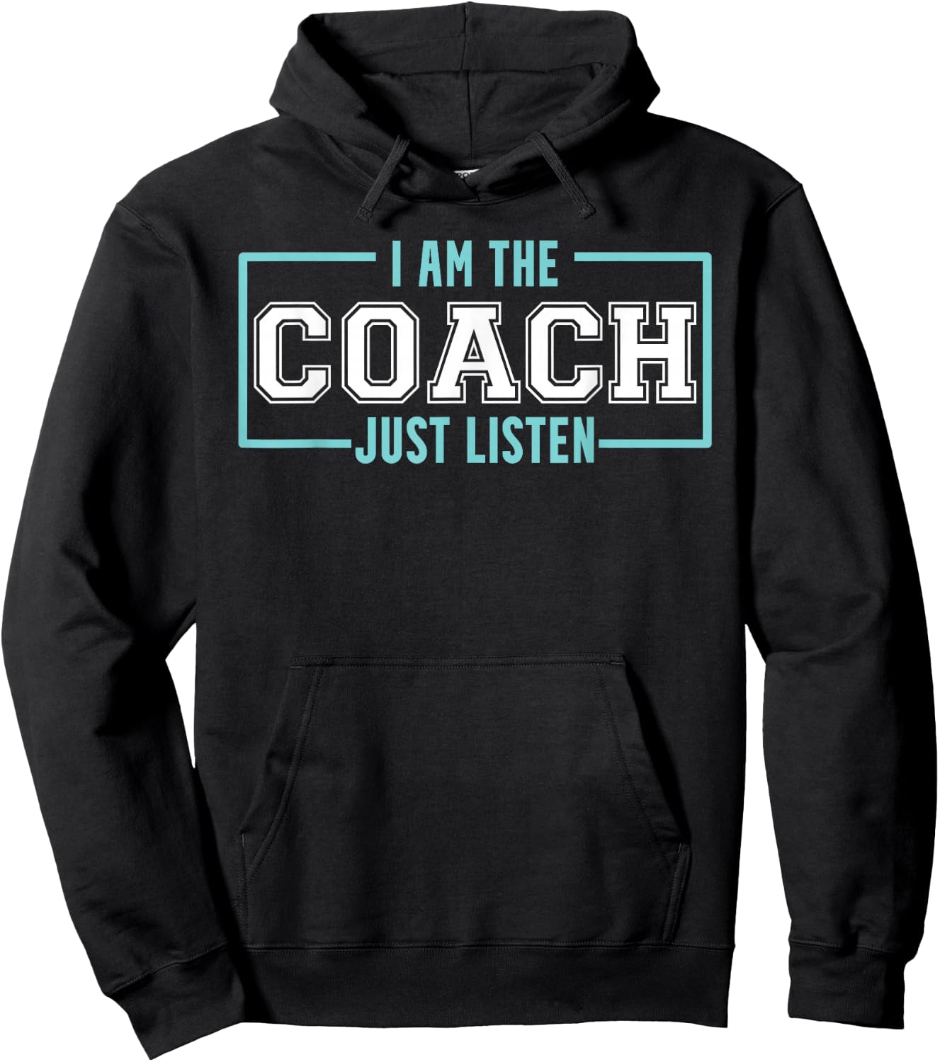 Coach Ich bin Coach Listen to Coach Hoodie - Hoodie | Black