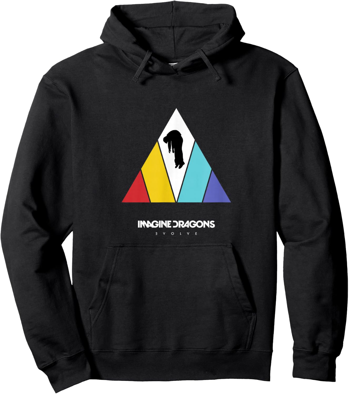 Imagine Dragons Triangle Logo Black Hoodie - Hoodie | Black