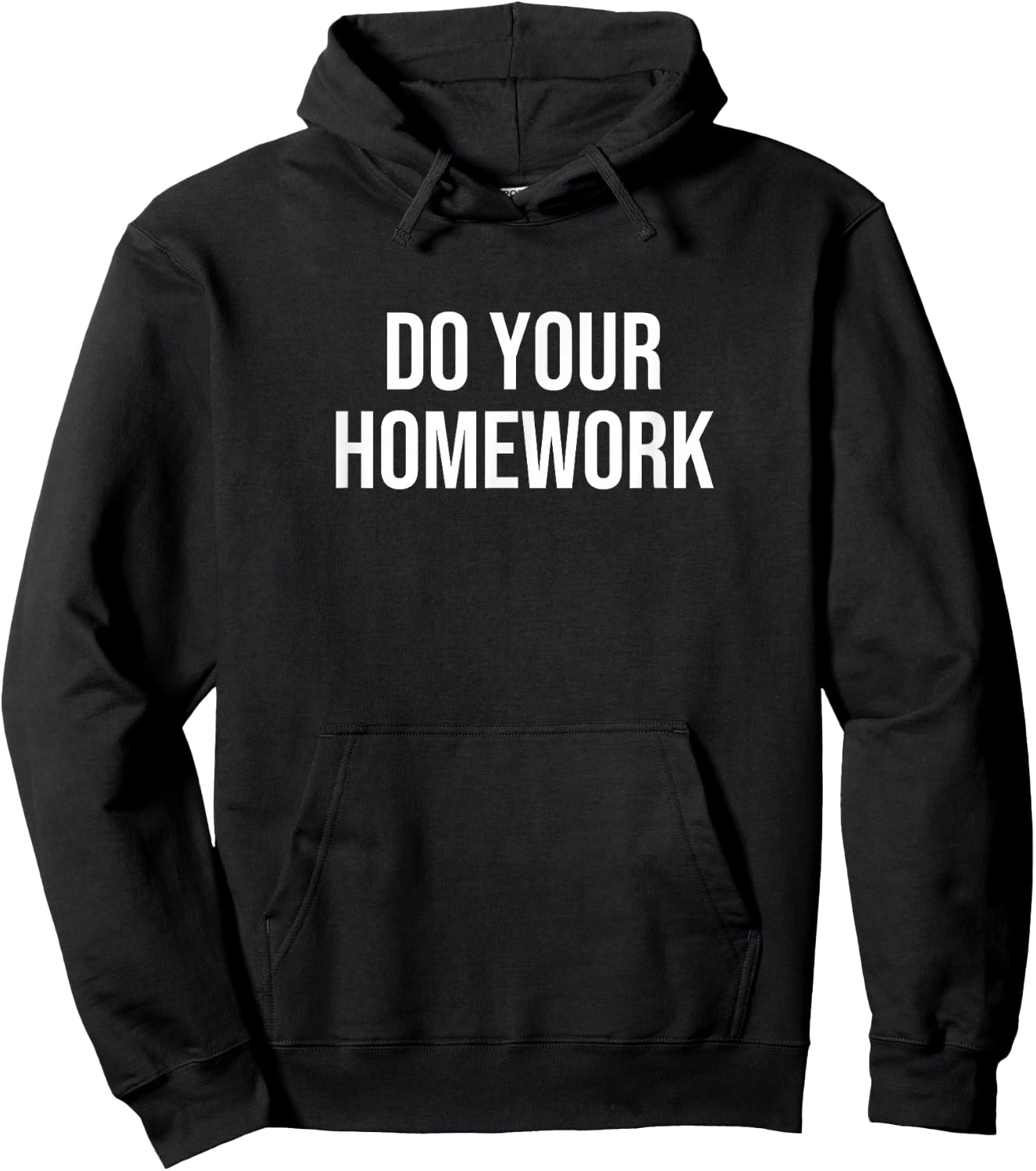 Do Your Homework Hoodie - Hoodie | Black