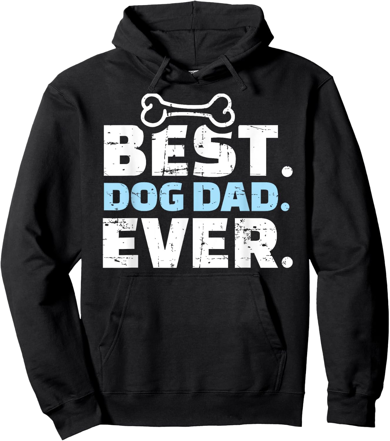 Best Dog Dad Ever Men Women Girls Kids Hoodie - Hoodie | Black