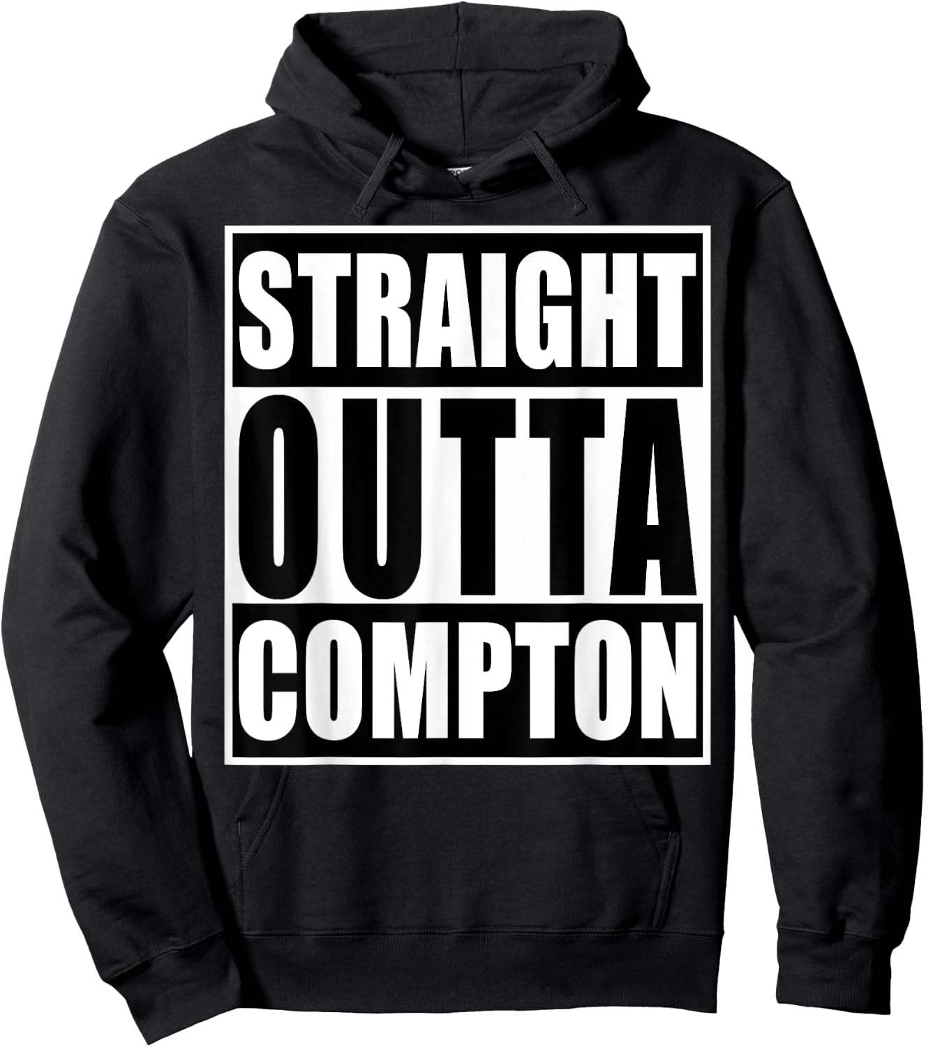 Straight Out Of Compton Funny Graphic Hoodie - Hoodie | Black