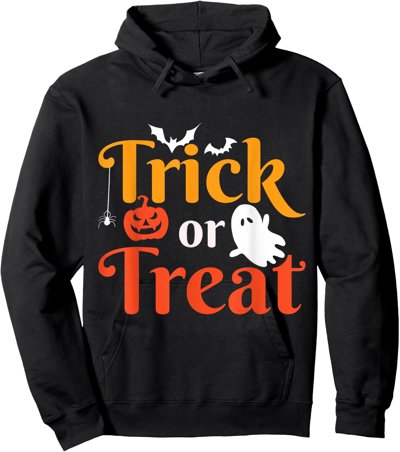 Trick Or Treat Halloween Hoodie - Hoodie | Black