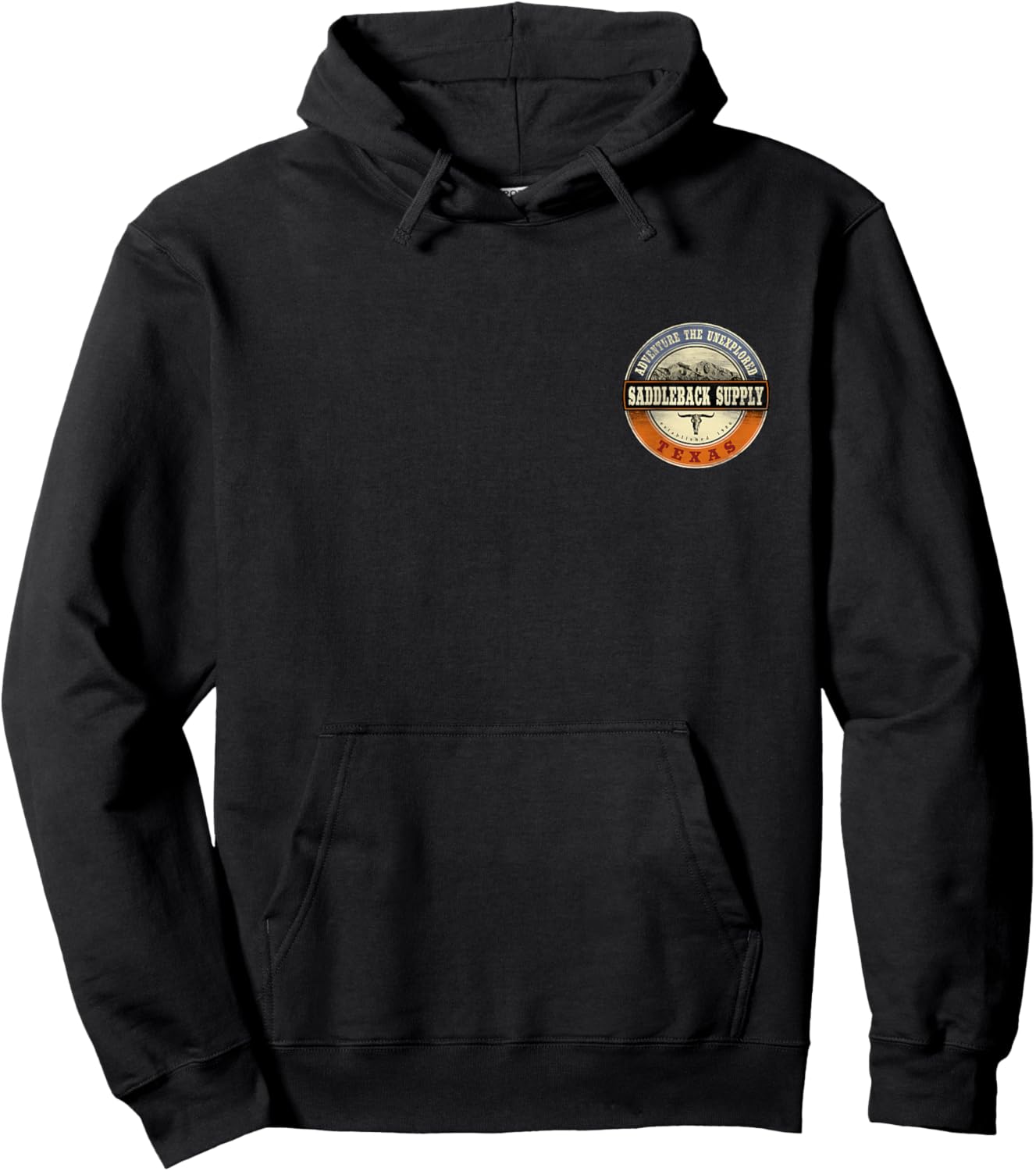 Saddleback Southern Rustic Lightweight, Graphic Hoodie - Hoodie | Black