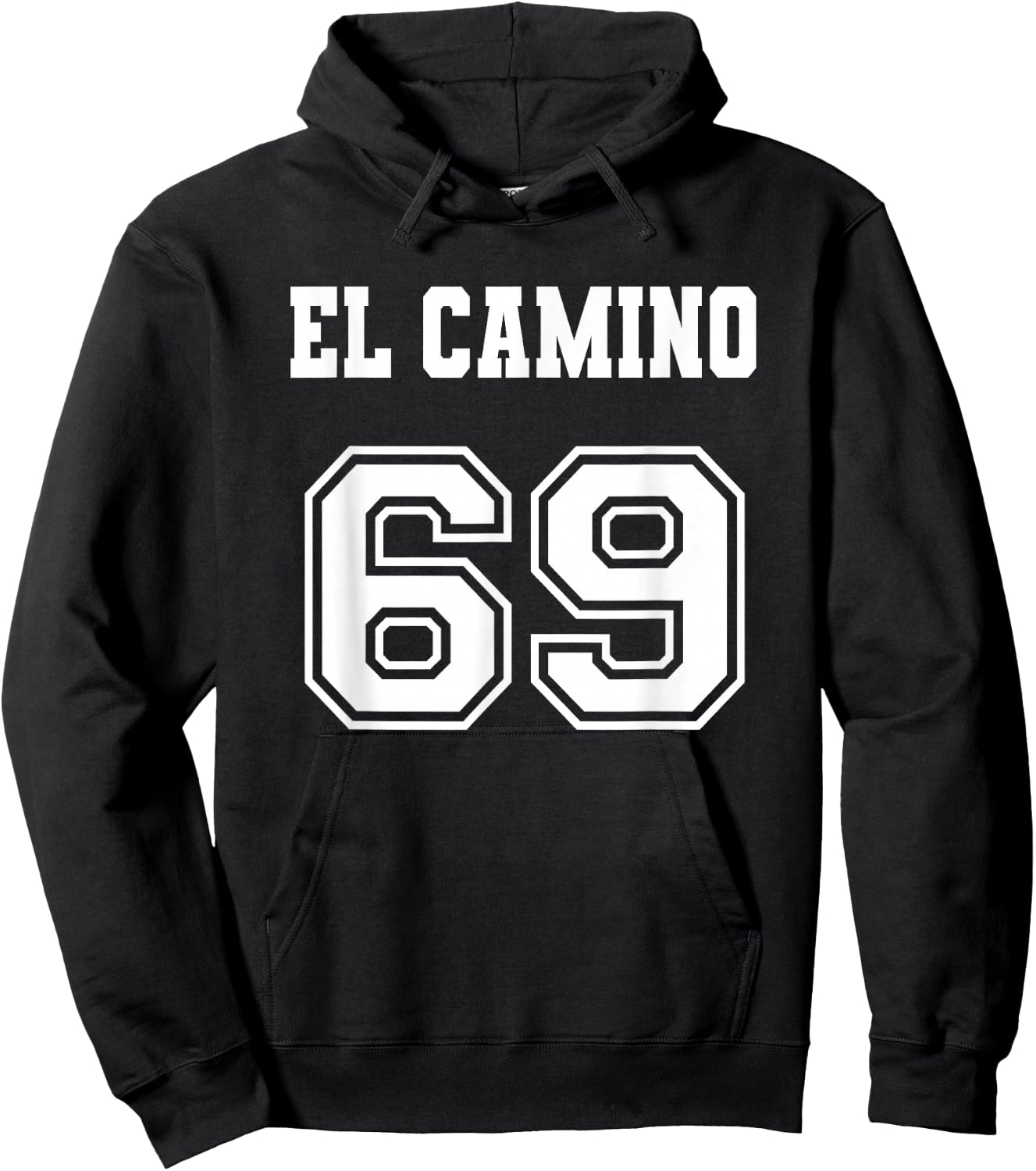 Jersey Style El Camino 69 1969 Hoodie - Hoodie | Black