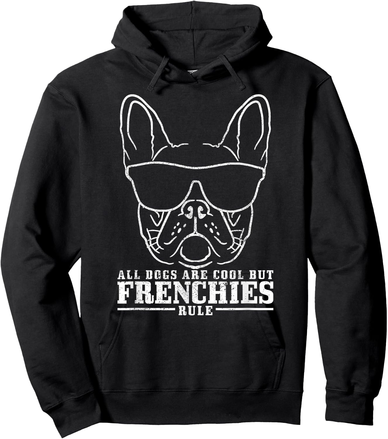 French Bulldog Saying Funny Dog Frenchie Hoodie - Hoodie | Black