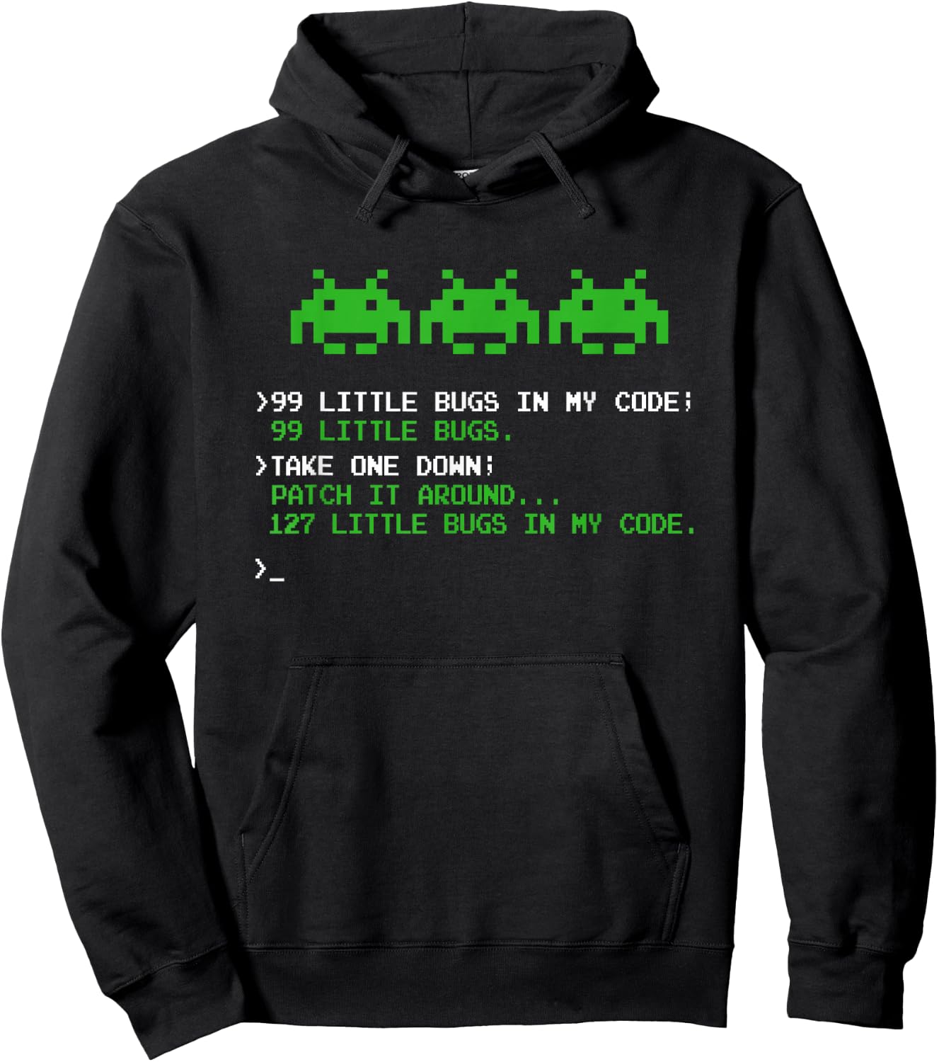 99 Small Bugs in Code Software Engineer Programmer Hoodie - Hoodie | Black