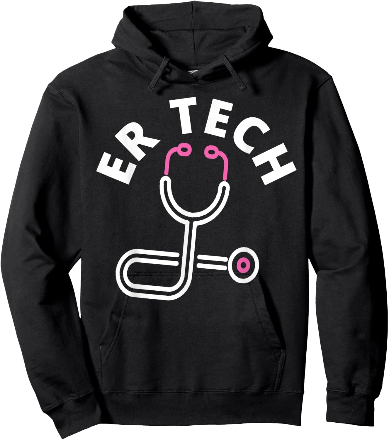 ER Tech Technicians Design - Emergency Room Nursing Staff Hoodie - Hoodie | Black