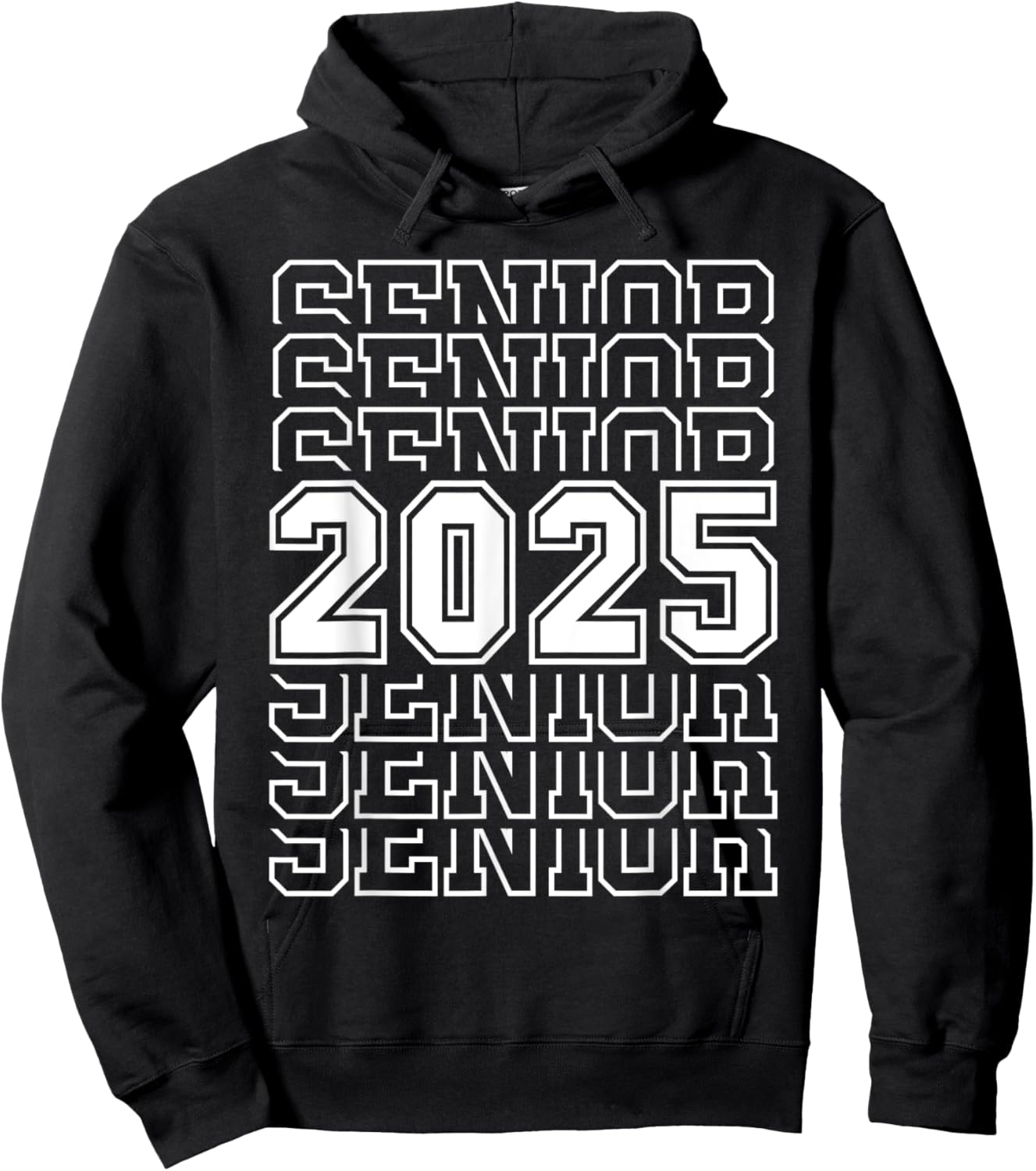 Senior 2025 Graduation 2025 Class Senior 2025 Grad Hoodie - Hoodie | Black