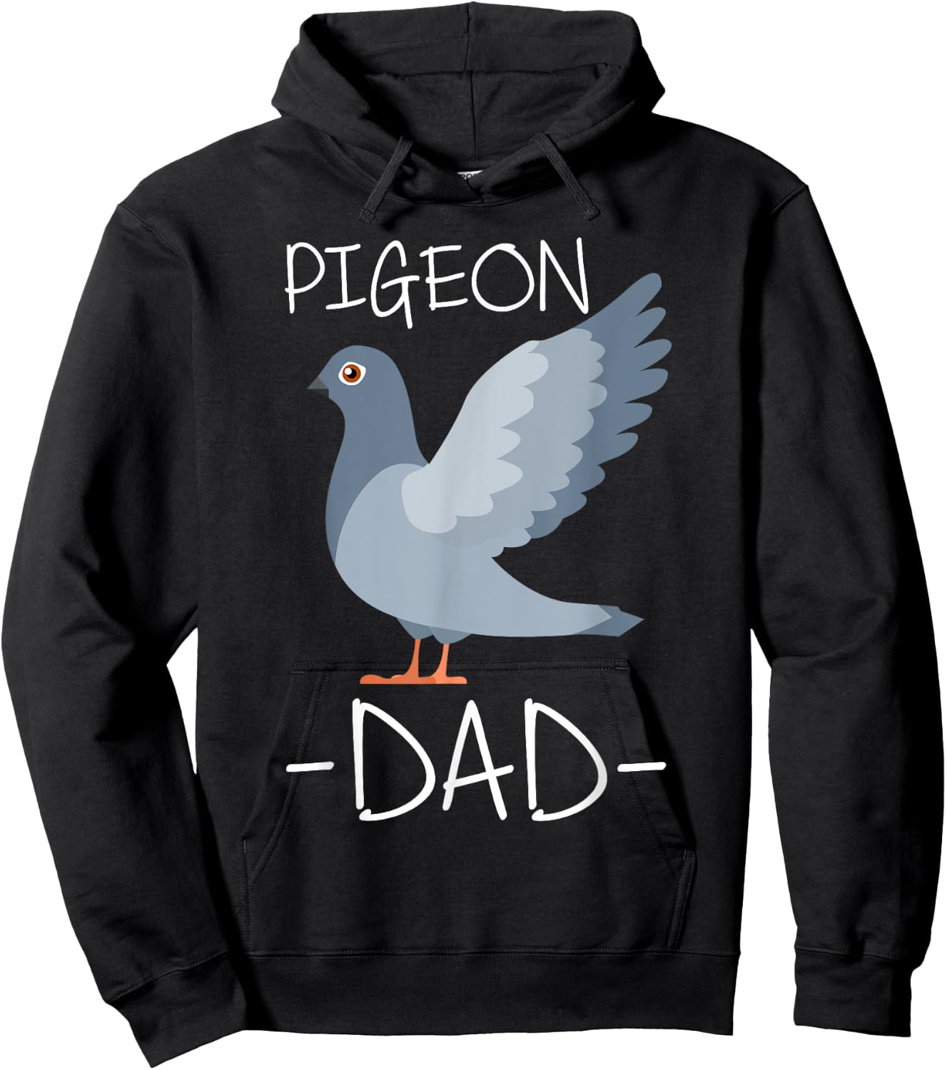 Pigeon Dad Daddy Breeder Pigeon Racing Gift Hoodie - Hoodie | Black