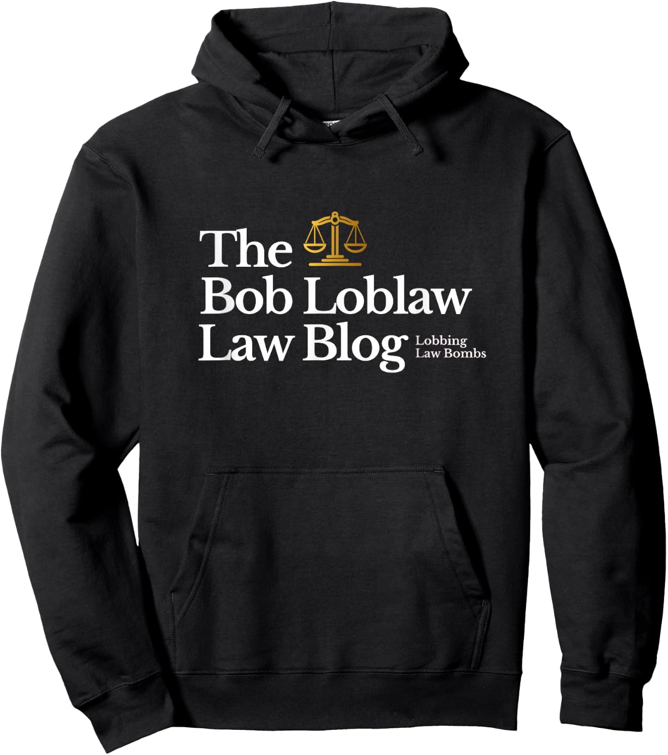 The Bob Loblaw Law Blog - Lobbing Law Bombs Hoodie - Hoodie | Black