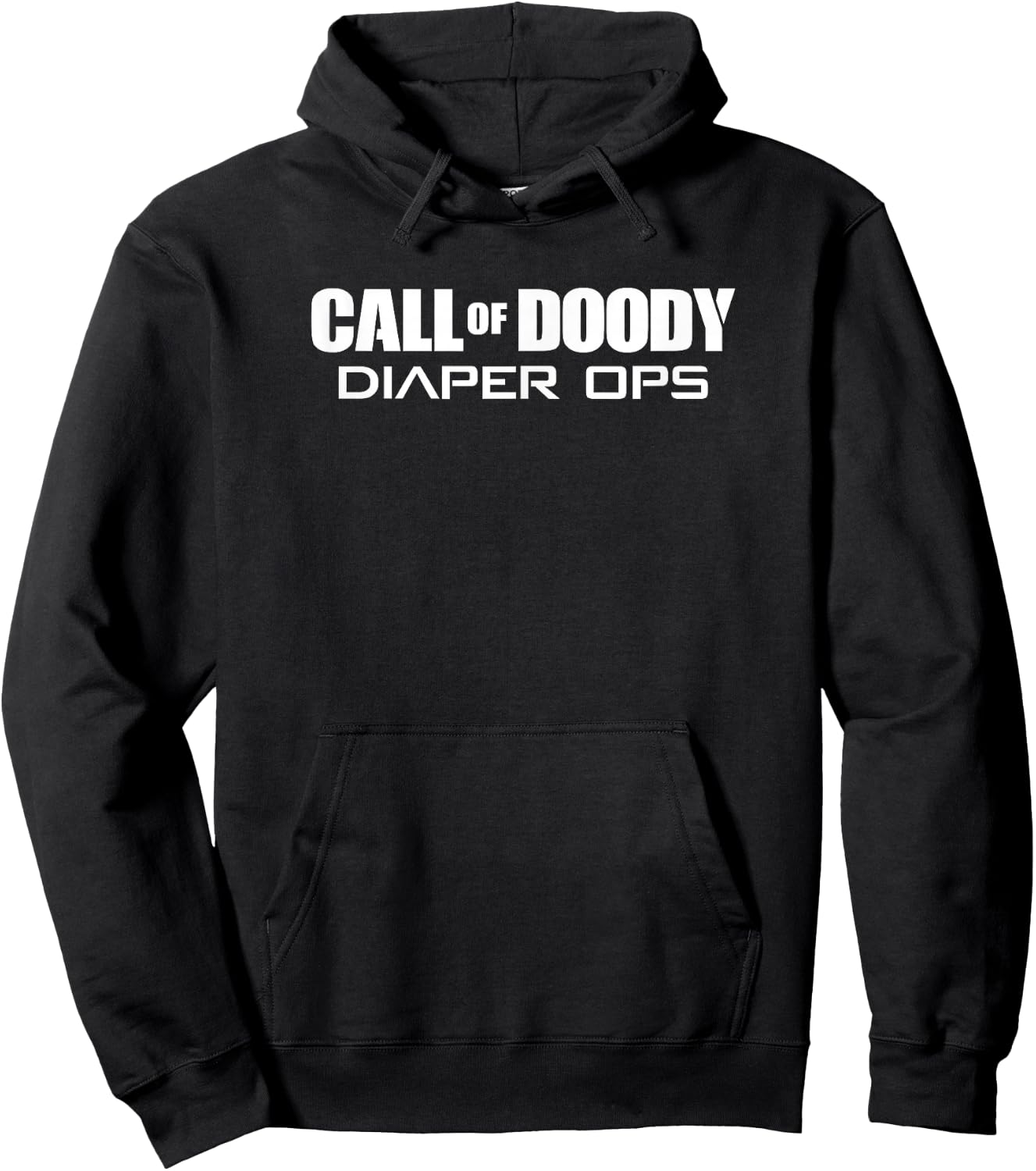 Call Of Doody Brown Diaper Ops Specialist XP Weekend Hoodie - Hoodie | Black