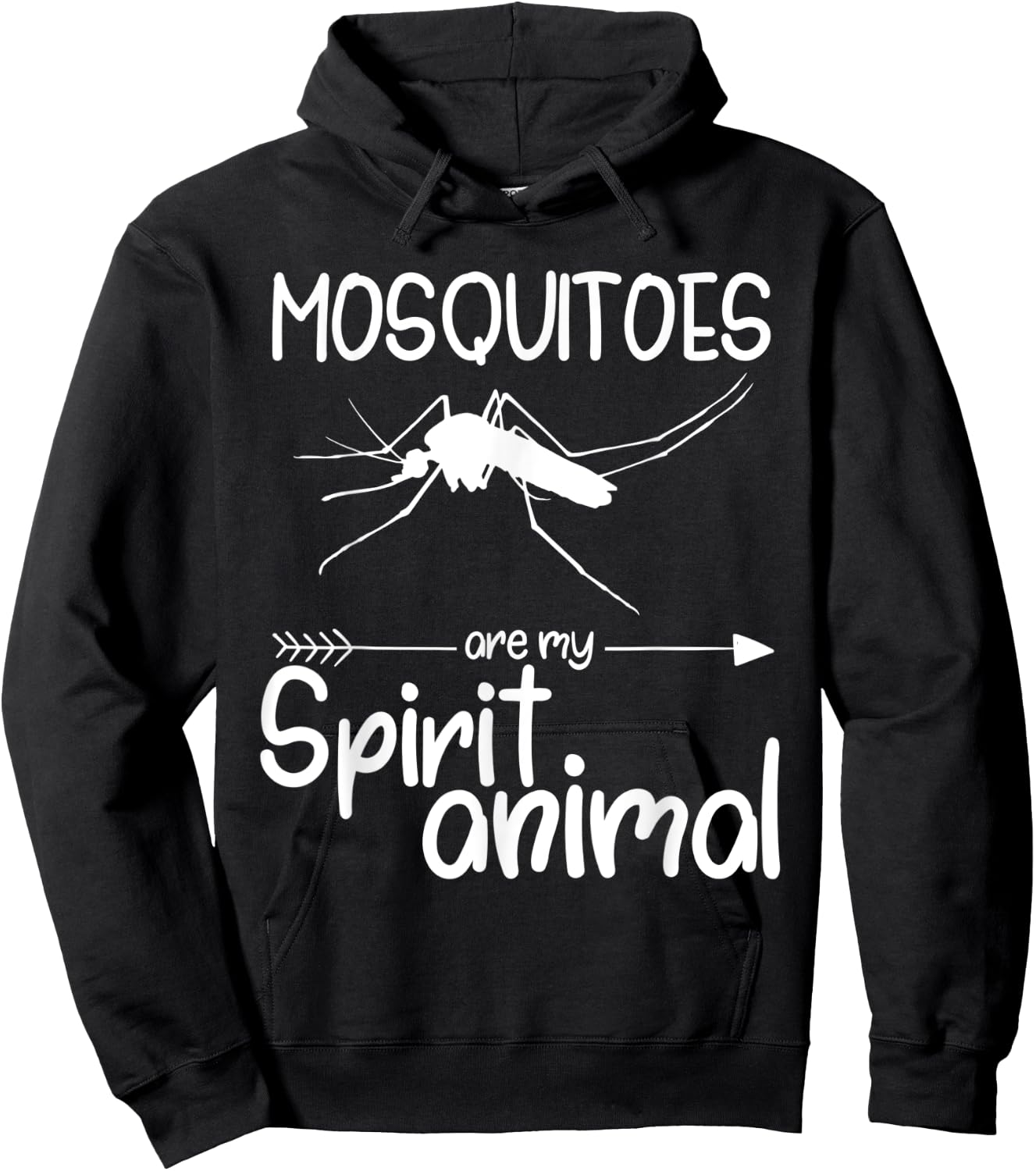 Mosquitoes Are My Spirit Animal Gift Women Insect Hoodie - Hoodie | Black