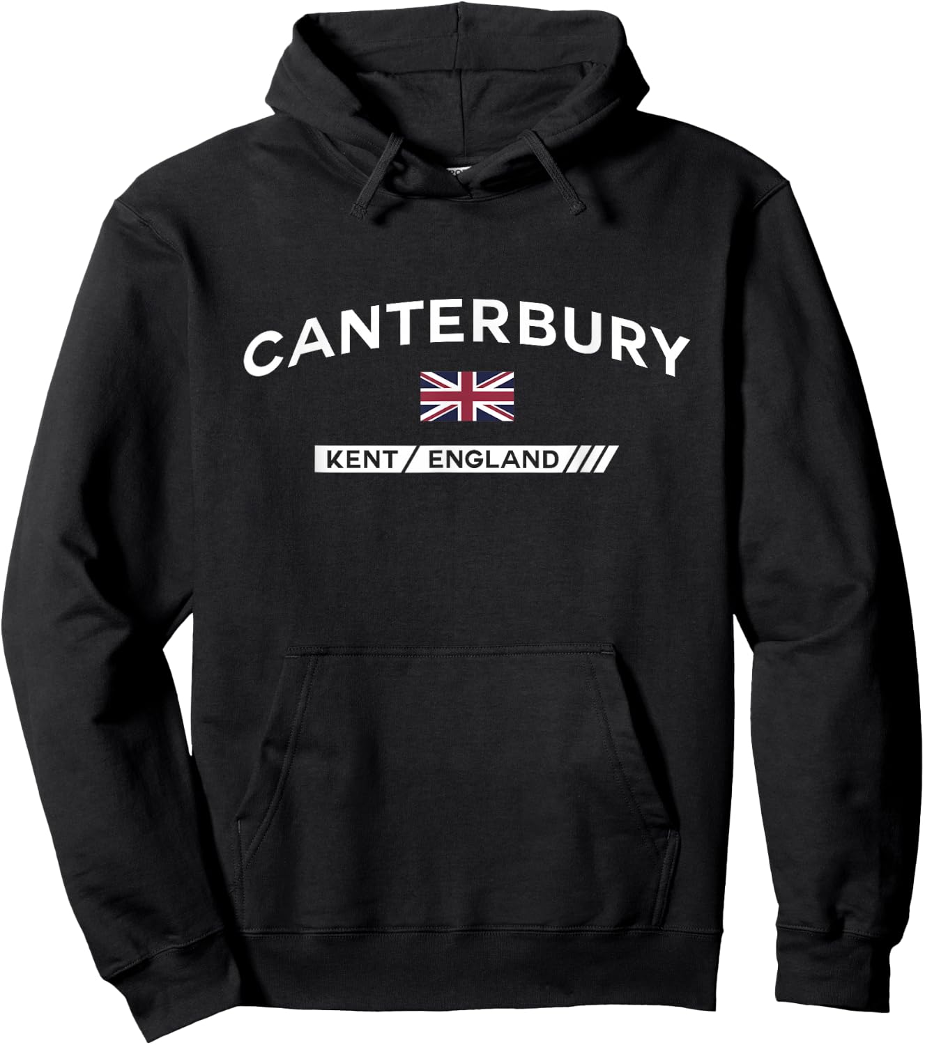 Canterbury, Kent, England UK Hoodie - Hoodie | Black