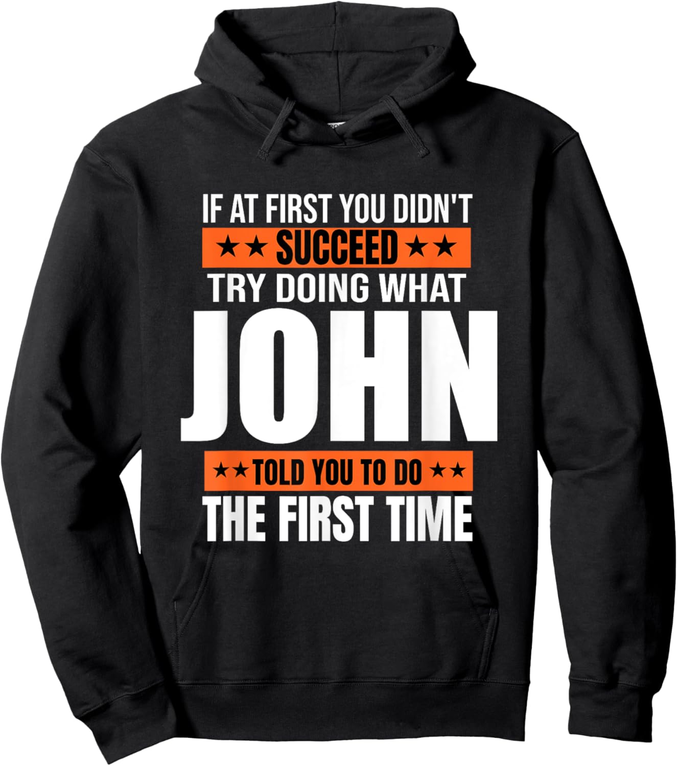 John Gifts Name Personalized Birthday Presents Funny Hoodie - Hoodie | Black