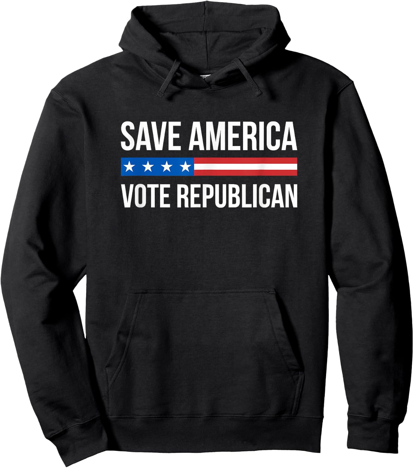 Save America - Vote Republican Hoodie - Hoodie | Black