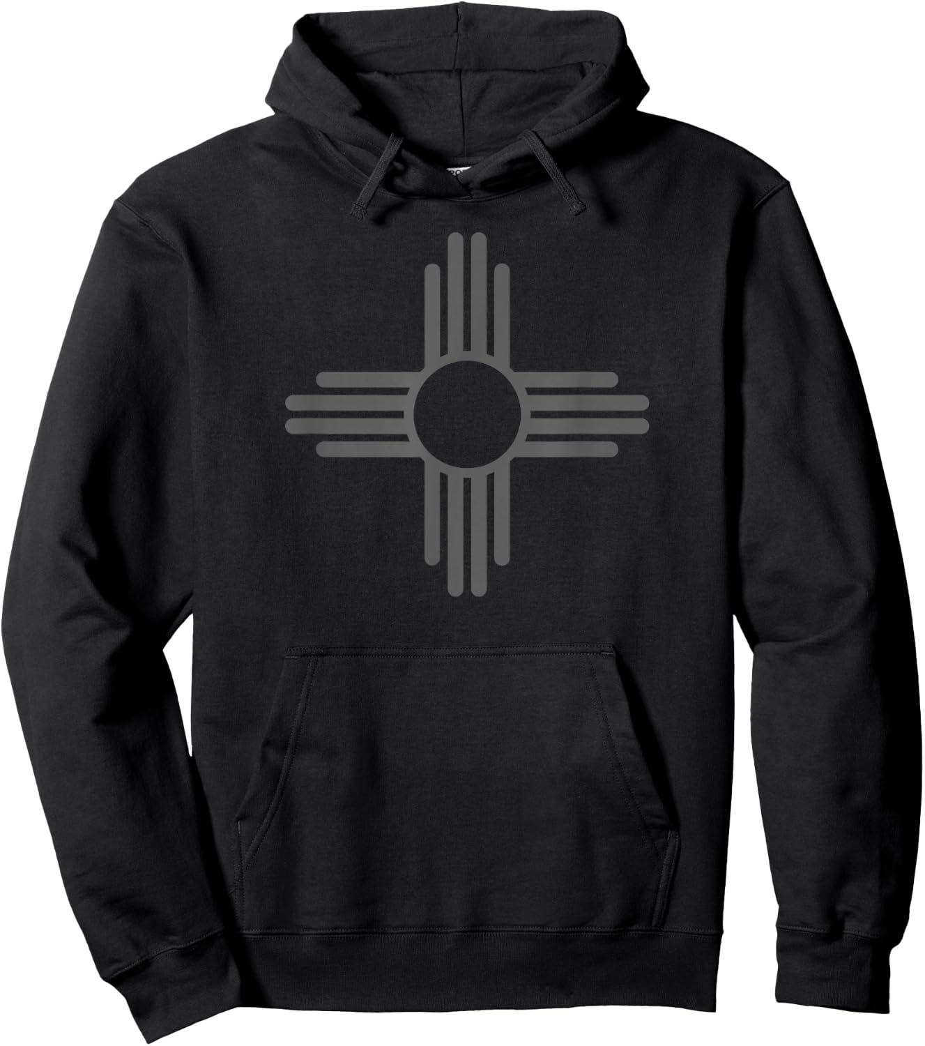 New Mexico State Flag ZIA Sun Symbol Albuquerque Santa FE Hoodie - Hoodie | Black