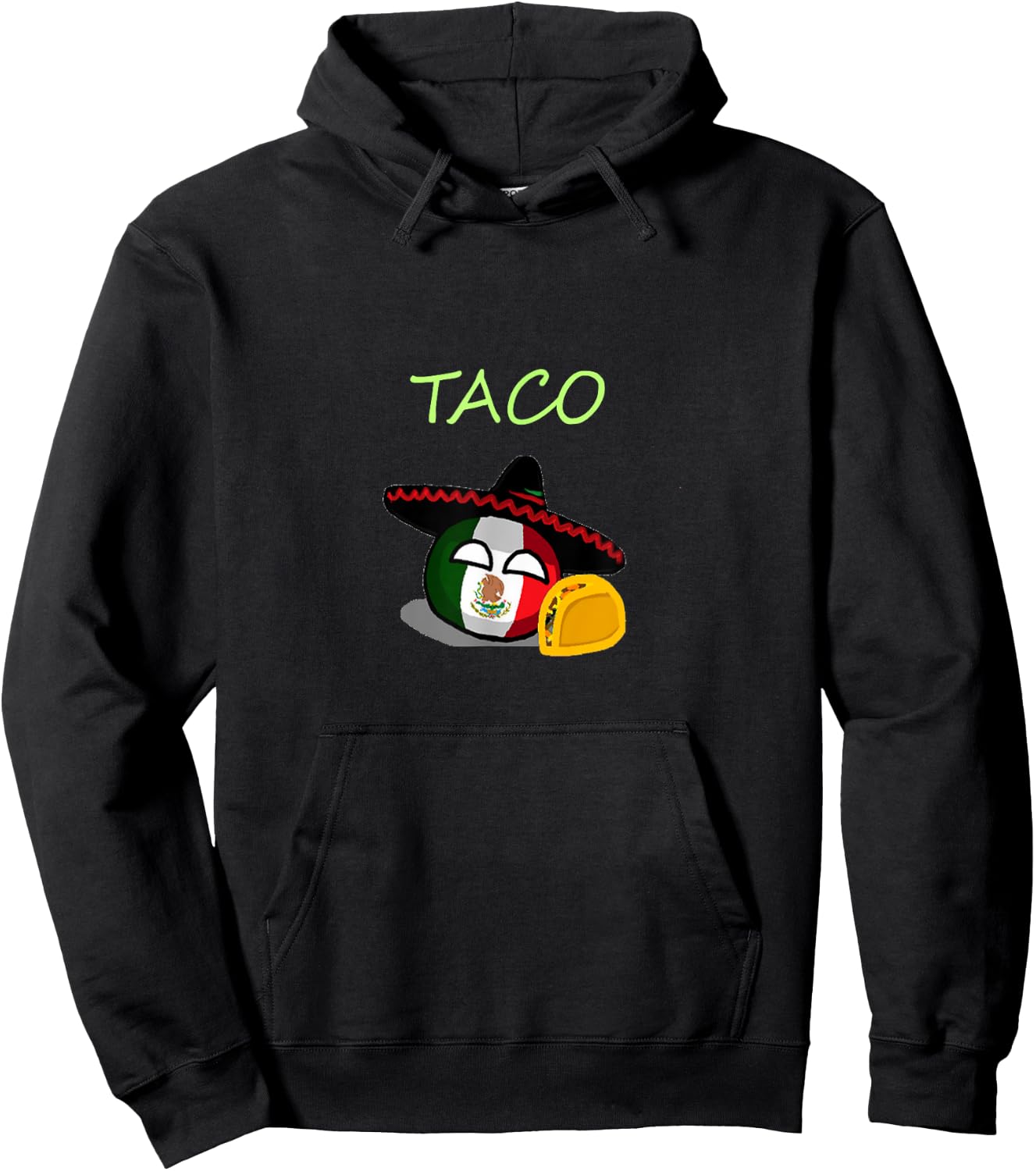 countryballs Mexico Hoodie - Hoodie | Black