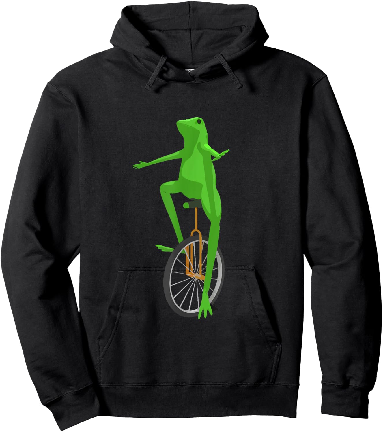 Here Come Dat Boi: Oh sh__ waddup Meme Hoodie - Hoodie | Black