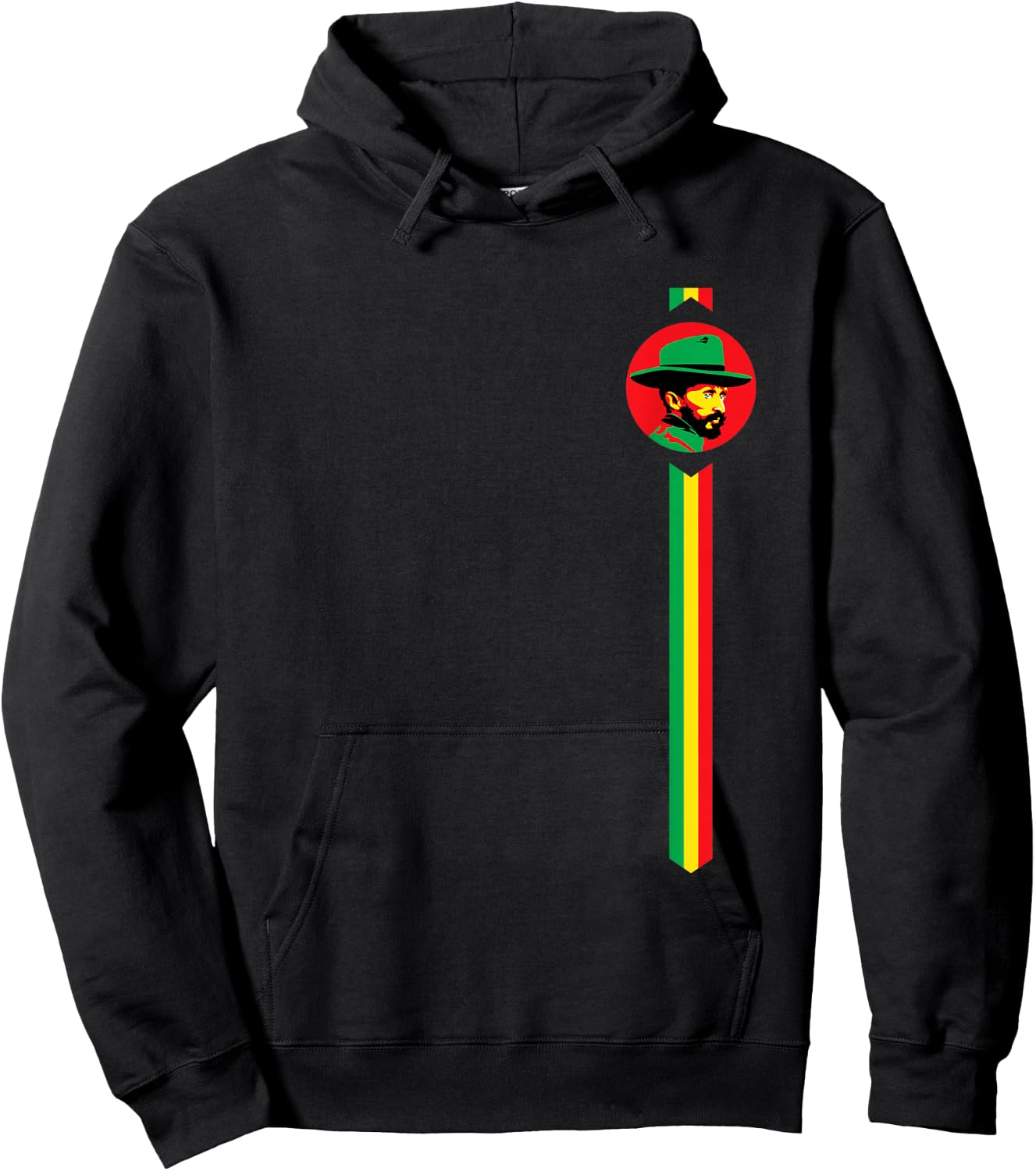 His Imperial Majesty Haile Selassie I King of Kings Hoodie - Hoodie | Black