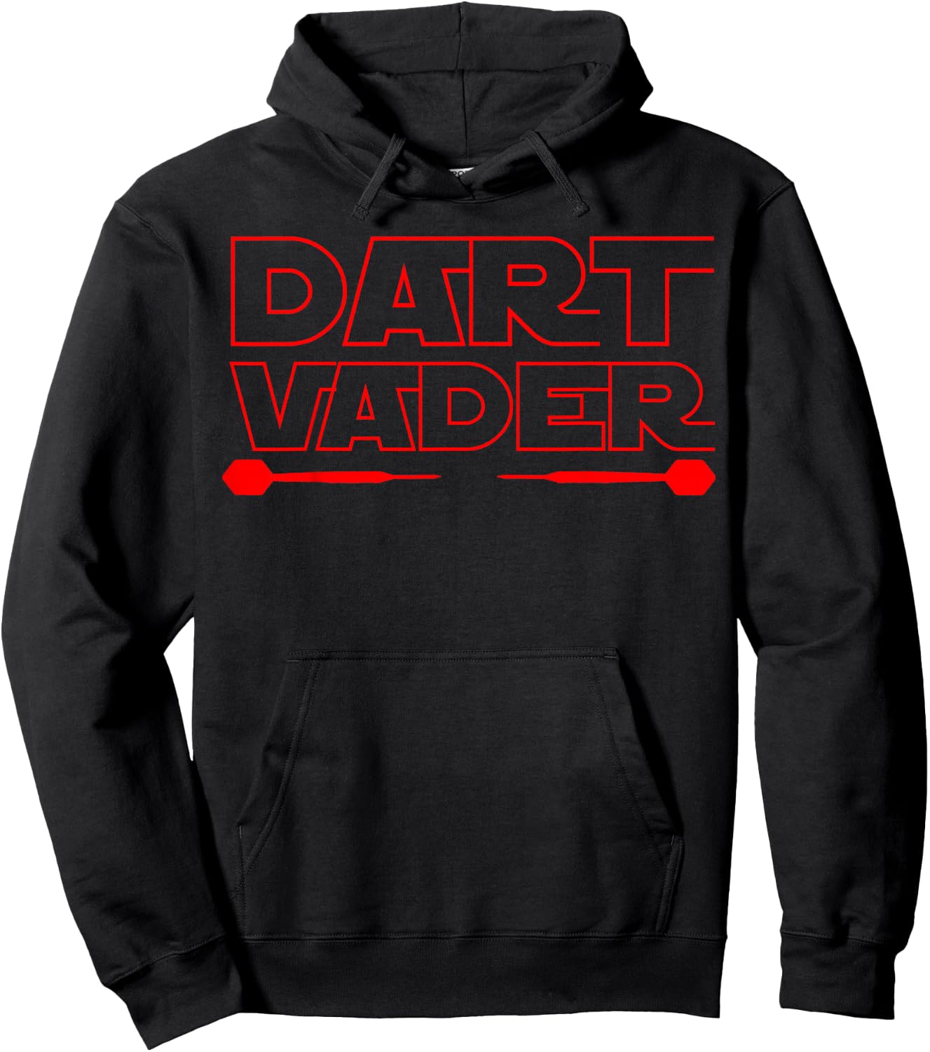 Dart Vader 180 Darts Player Gift Hoodie - Hoodie | Black