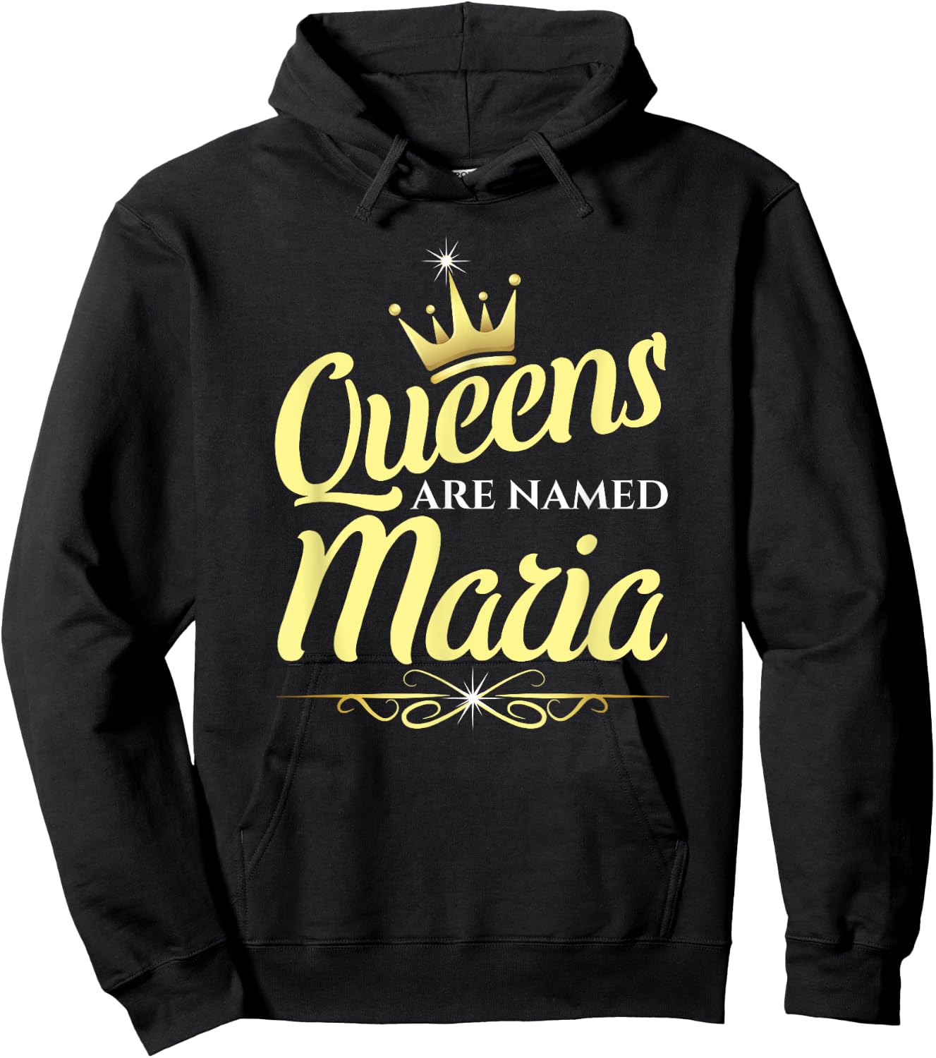 Queens Are Named Maria Hoodie - Hoodie | Black