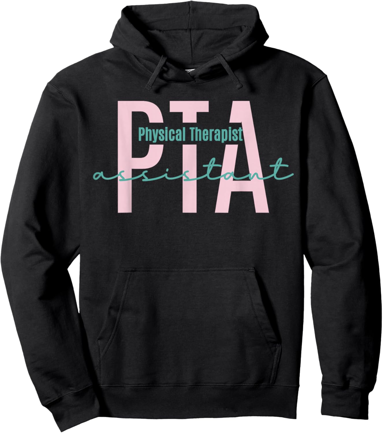 Female Physical Therapist Assistant Graduate Crew Future PTA Hoodie - Hoodie | Black