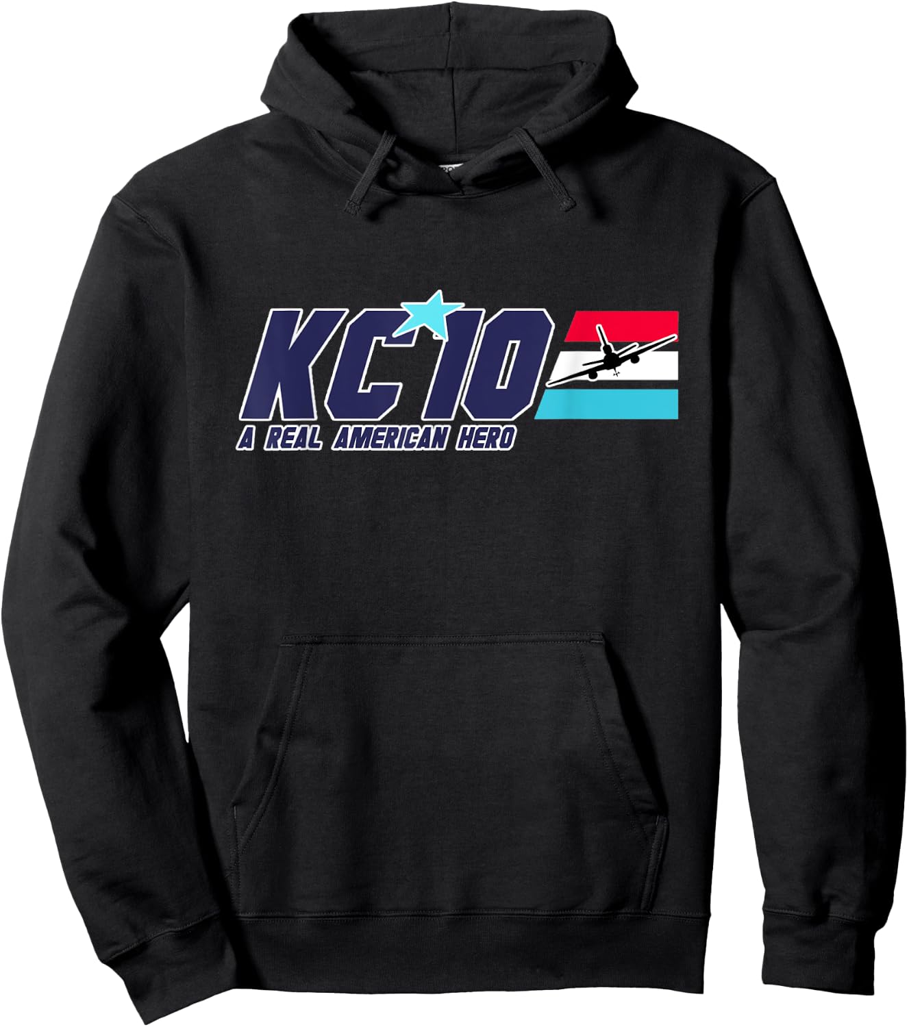 KC-10, A Real American Hero Hoodie - Hoodie | Black