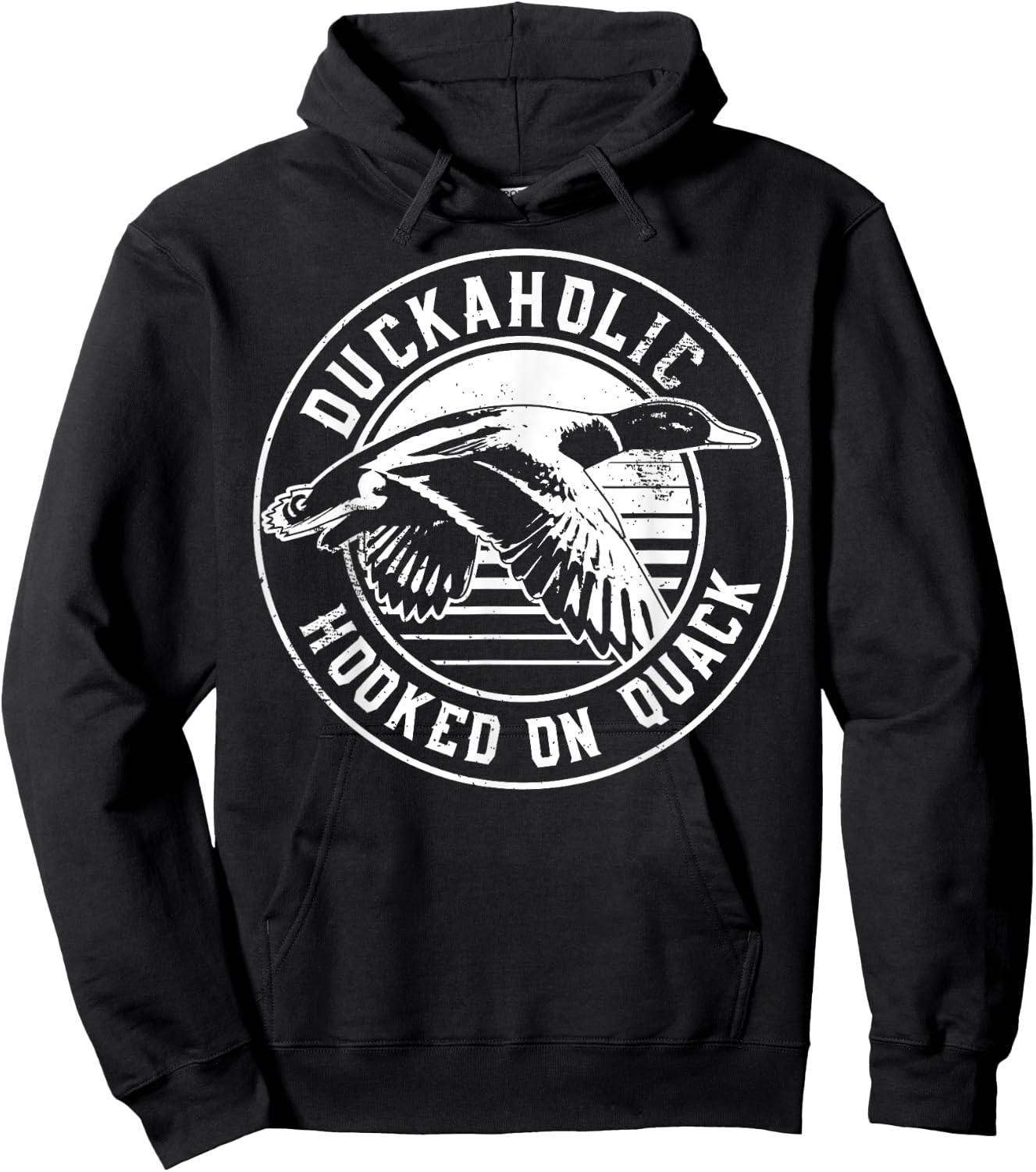 Quack Duck Hunter Duckaholic Gift design Hoodie - Hoodie | Black