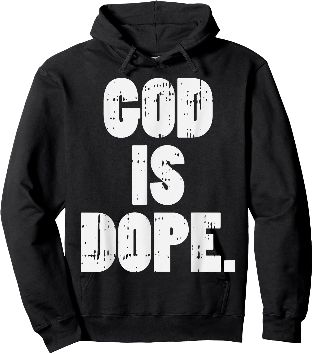 God Is Dope Jesus Christ Religious Christian Catholic Gift Hoodie - Hoodie | Black