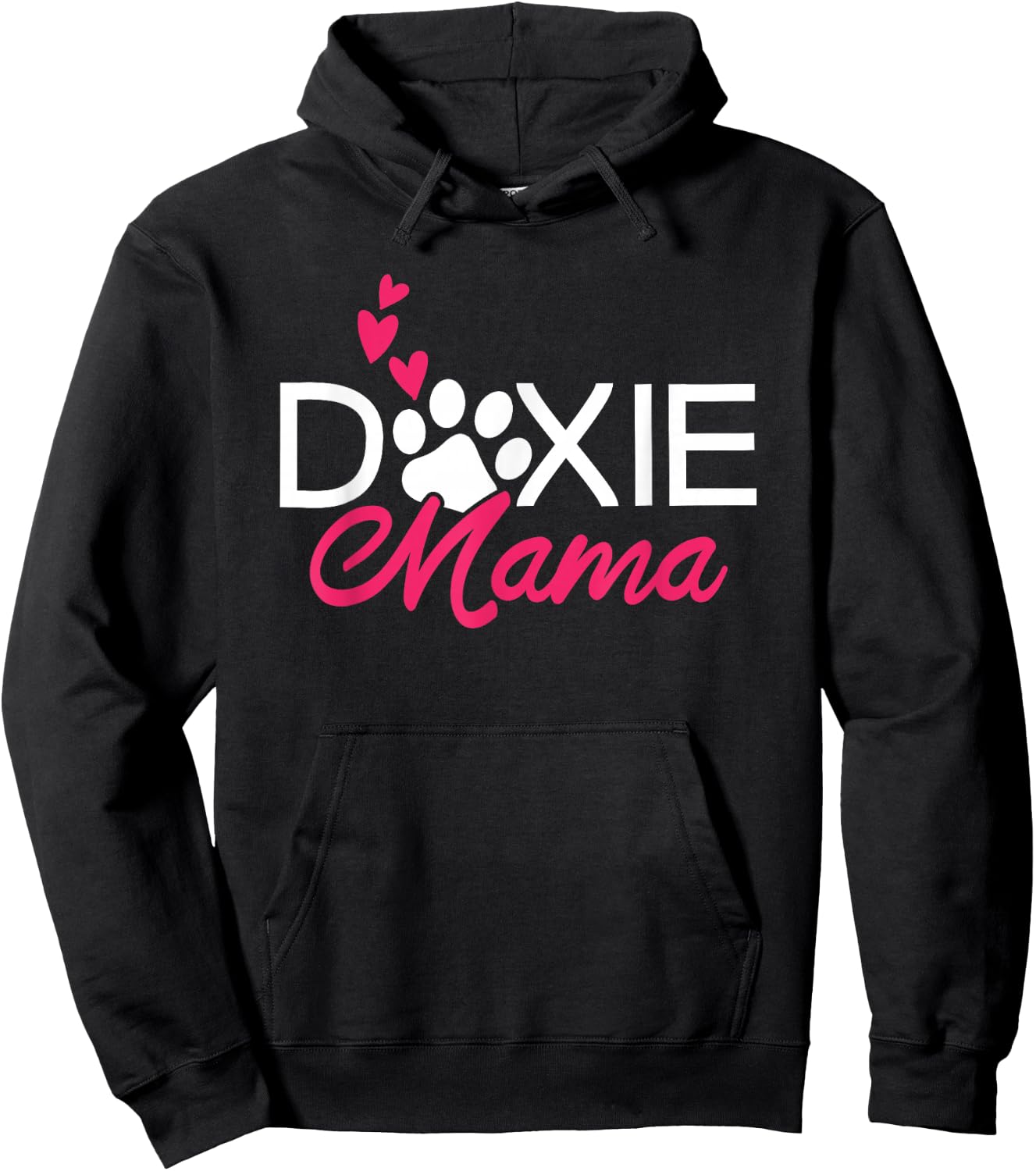Dachshund Doxie Dog Mom Mama Hoodie - Hoodie | Black