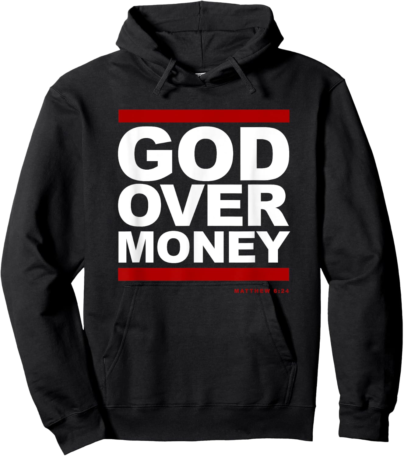 God Over Money Hoodie - Hoodie | Black