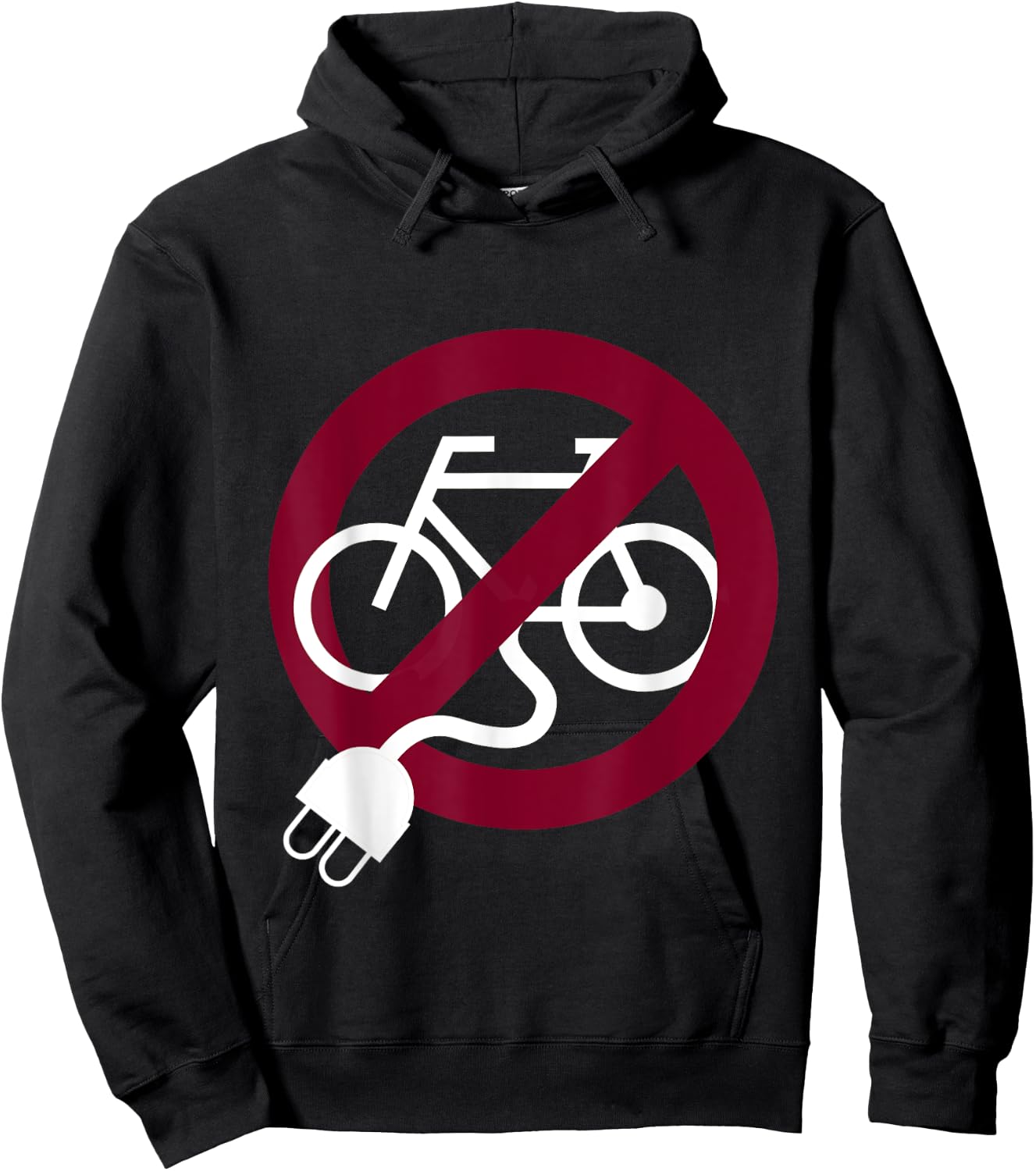 Anti-e-bike - Cyclist Hoodie - Hoodie | Black