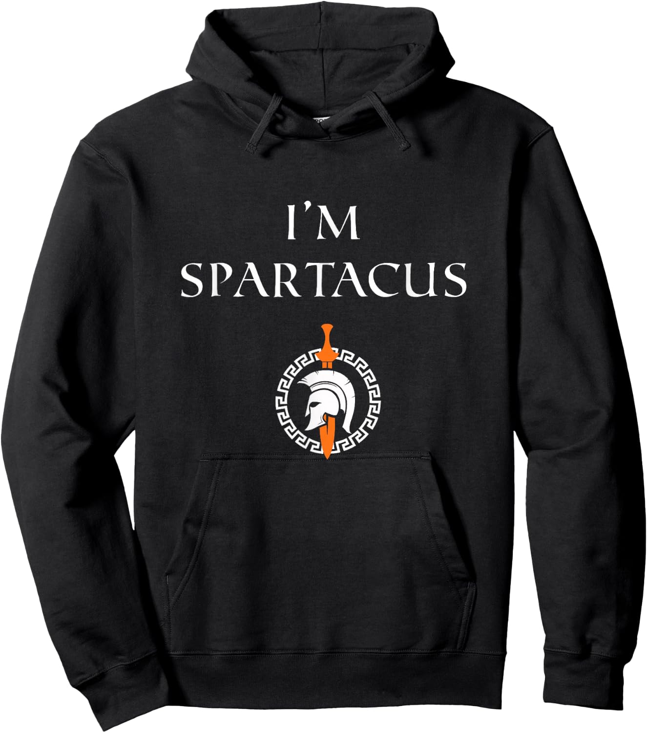 I'm Spartacus, Funny, Novelty Hoodie - Hoodie | Black