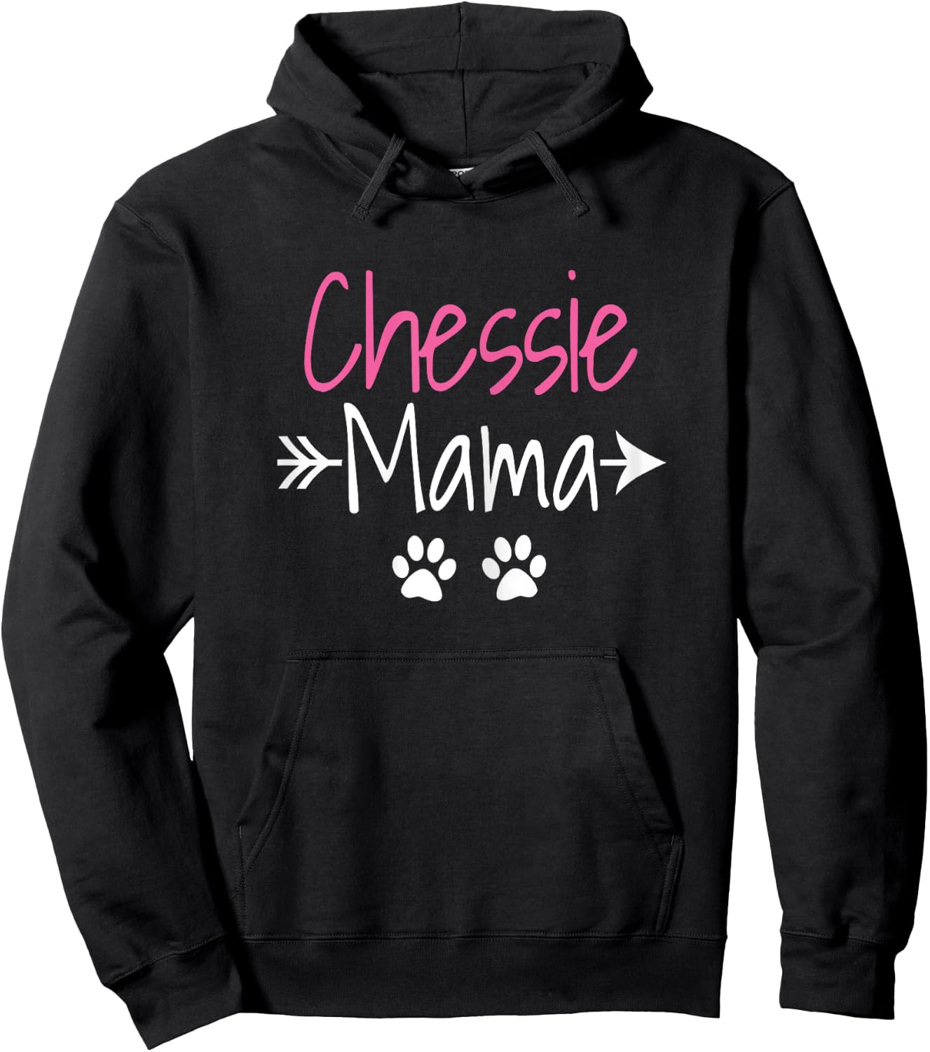 Chessie Mama Funny Chesapeake Bay Retriever Dog Mom Hoodie - Hoodie | Black