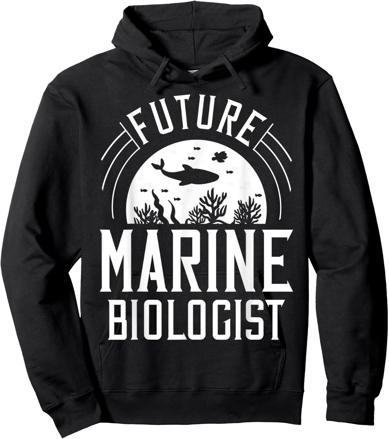 Future Marine Biologist Gift Biology Ocean Life Hoodie - Hoodie | Black