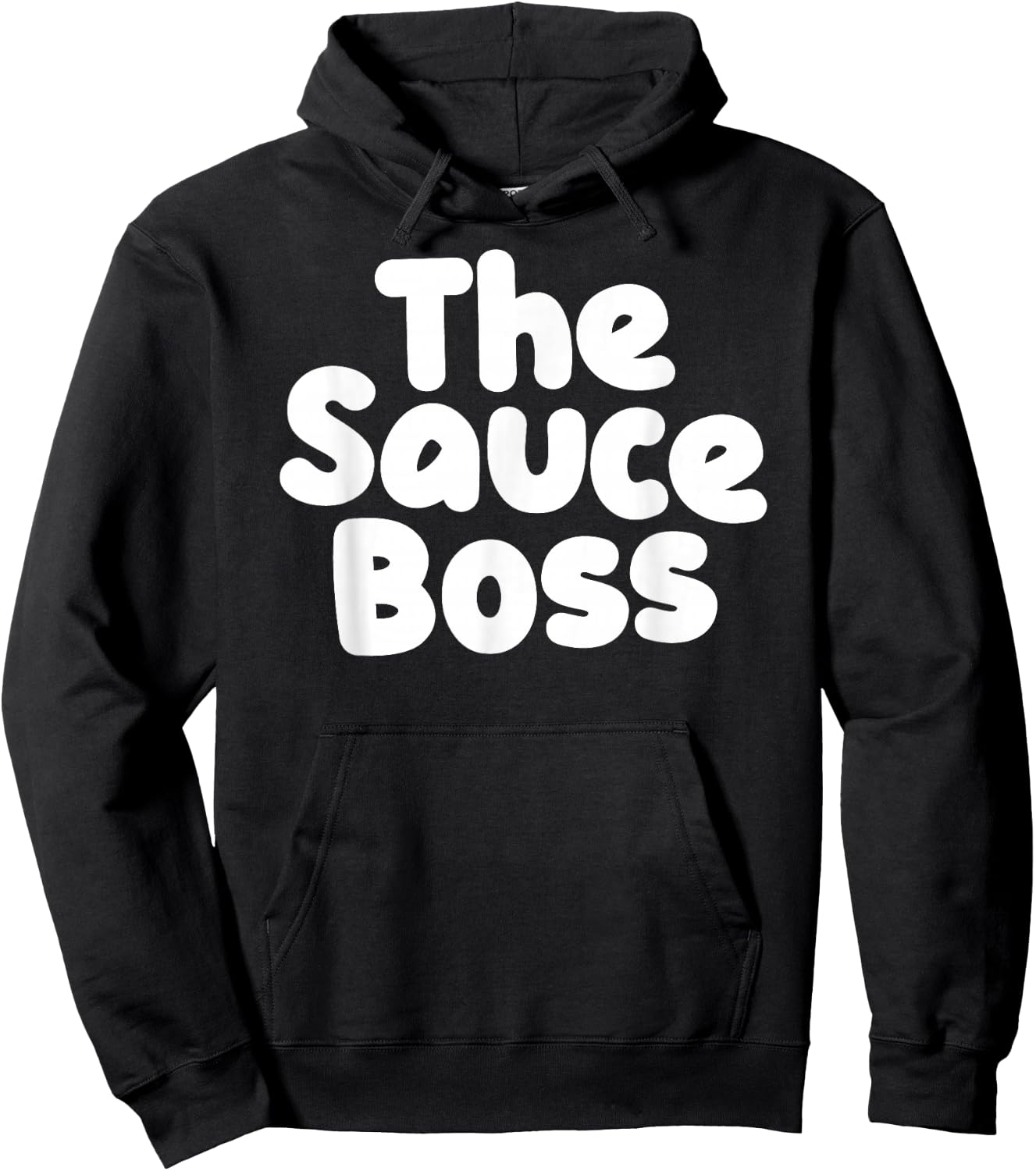 Cute Sauce Boss Chef BBQ Cook Food Humorous Gift Hoodie - Hoodie | Black