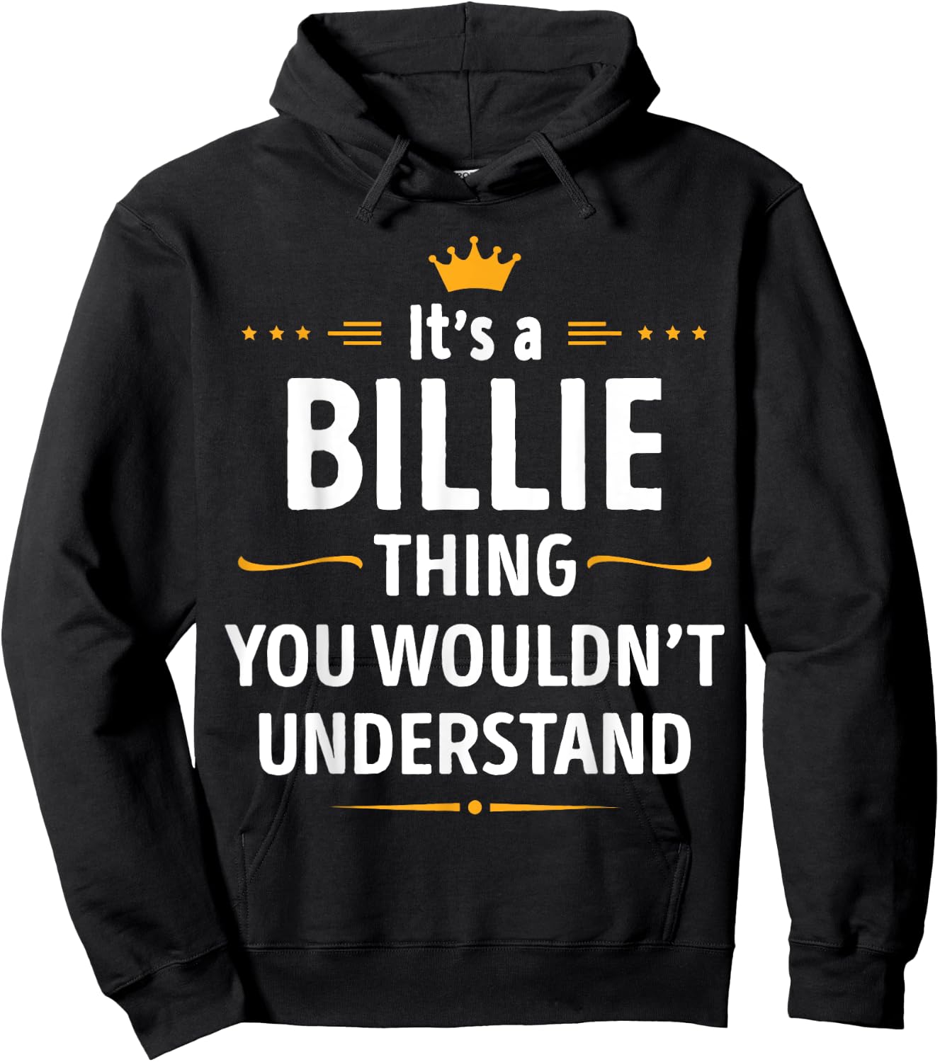 Inked Creation - Its a Billie Thing You Wouldn't Understand Hoodie - Hoodie | Black