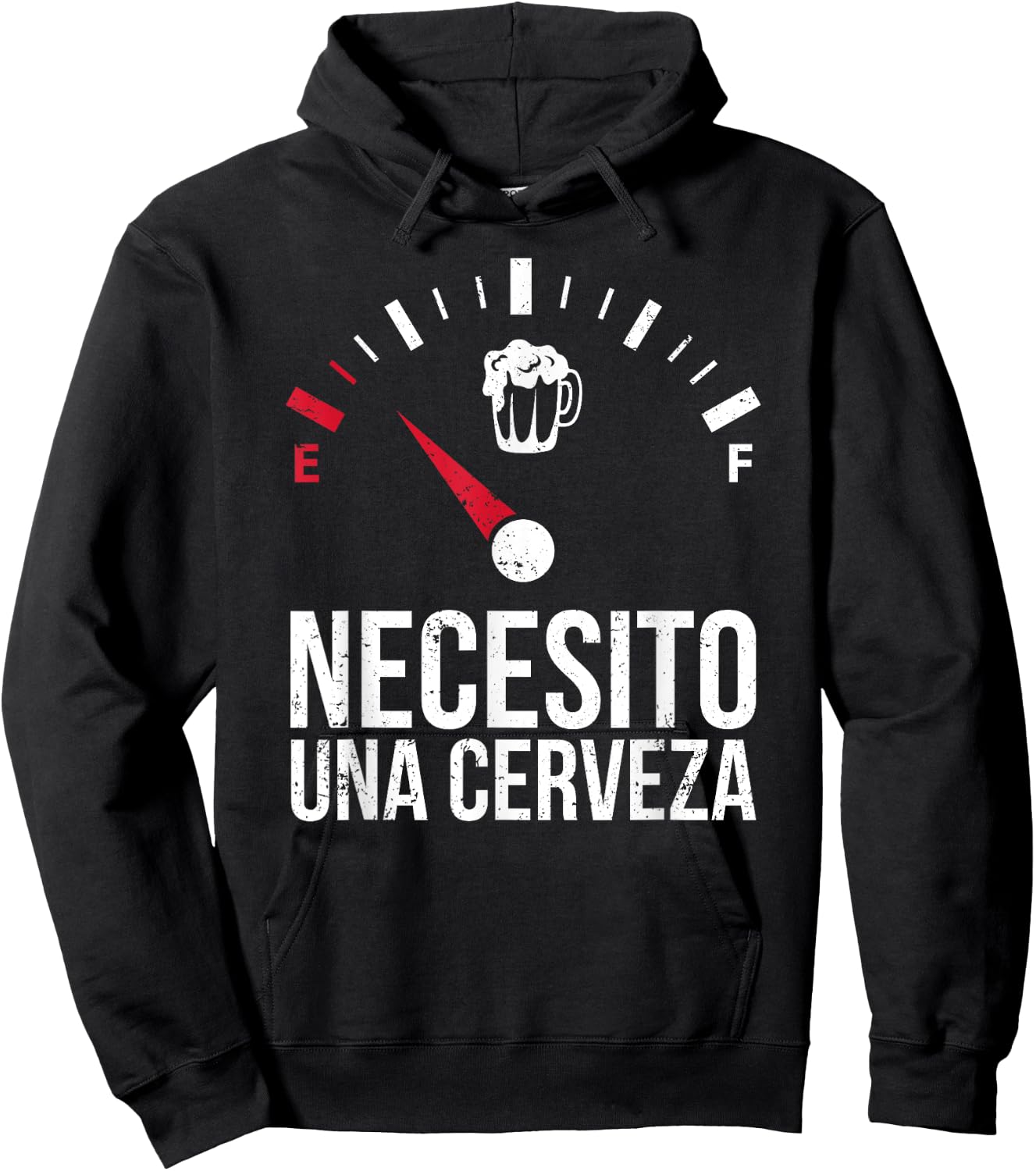 Funny I need a Beer Shirt, Necesito una cerveza, Speed Hoodie - Hoodie | Black