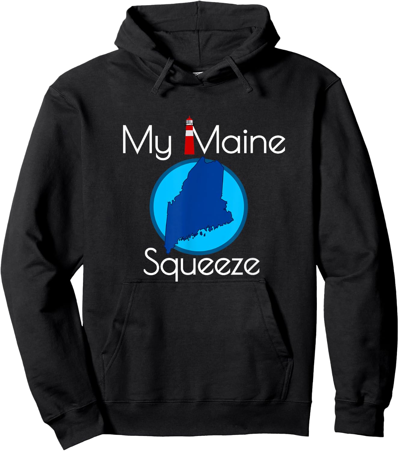 Maine Lovers | My Maine Squeeze Hoodie - Hoodie | Black