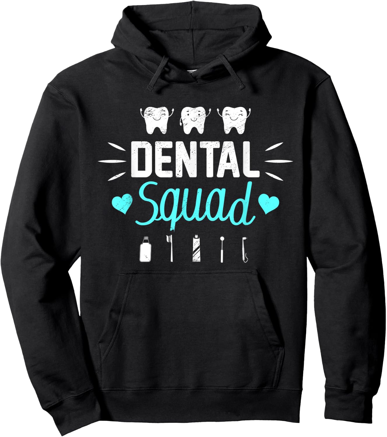 Dental Squad Costume Dental Assistant Women Hoodie - Hoodie | Black