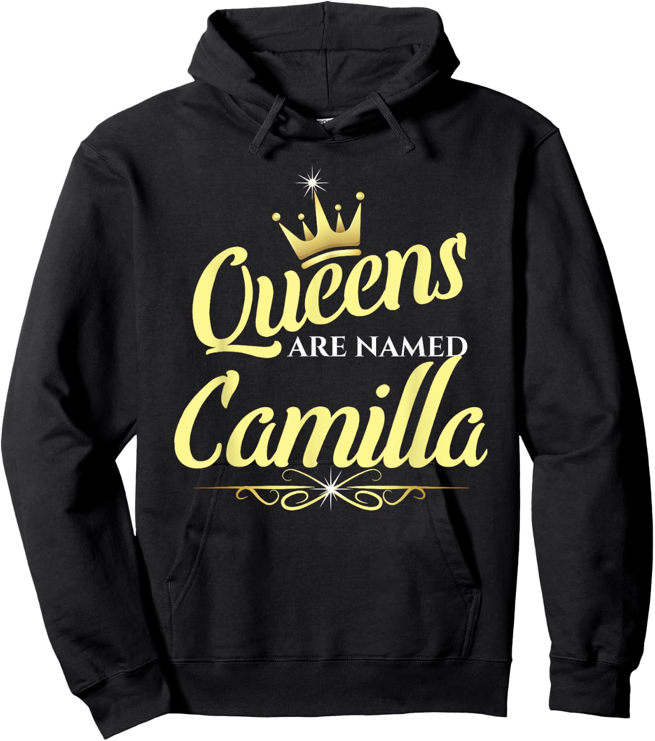 Queens Are Named Camilla Hoodie - Hoodie | Black