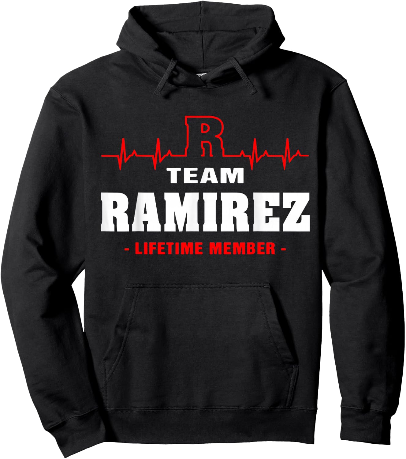 Ramirez Surname name Family team Ramirez lifetime member Hoodie - Hoodie | Black