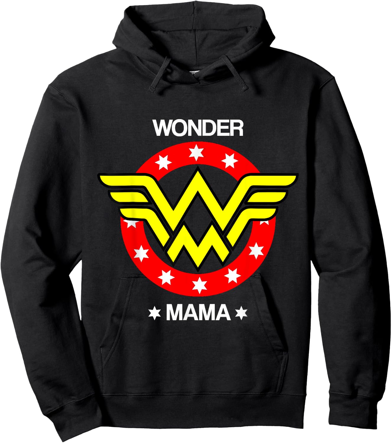 Wonder Mama Women for Occasions Hoodie - Hoodie | Black