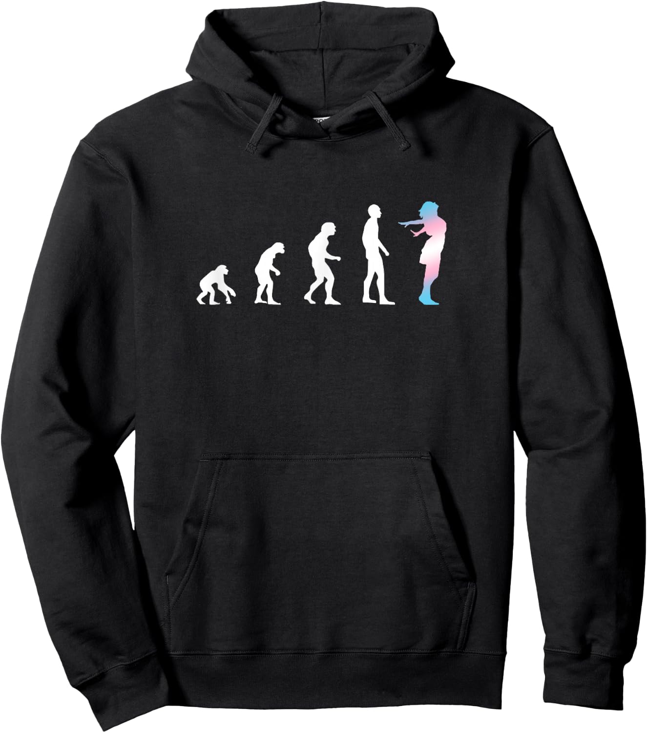 Male to Female Evolution - Transgender CSD Trans Hoodie - Hoodie | Black
