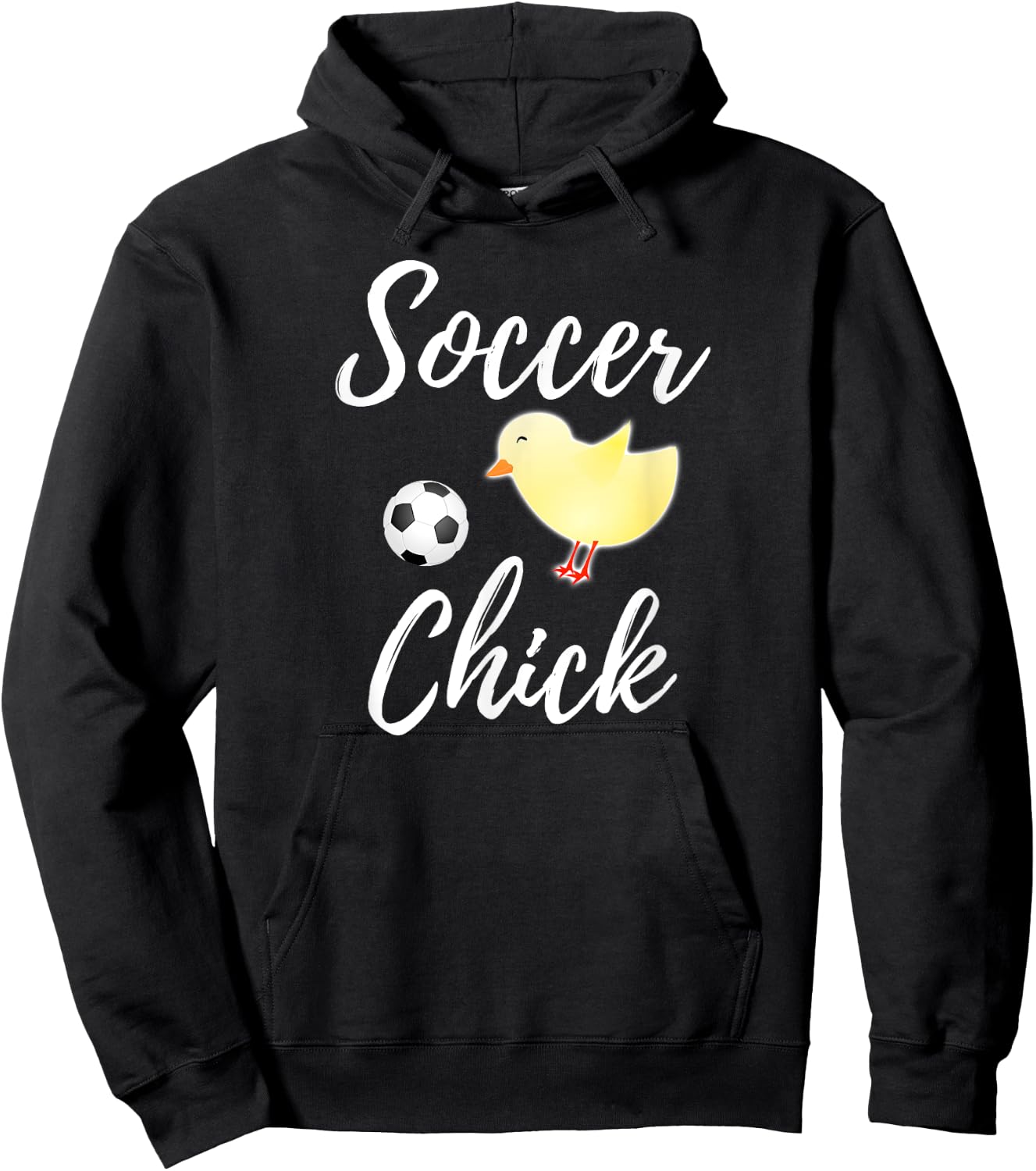 Soccer Chick Funny Soccer Chicken Lover Gift Hoodie - Hoodie | Black