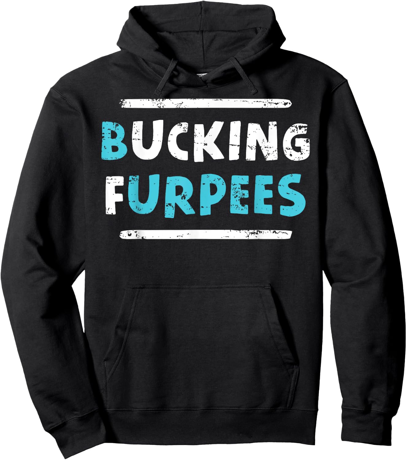 Bucking Furpees Funny Workout Gym Humor Bodybuilding Hoodie - Hoodie | Black