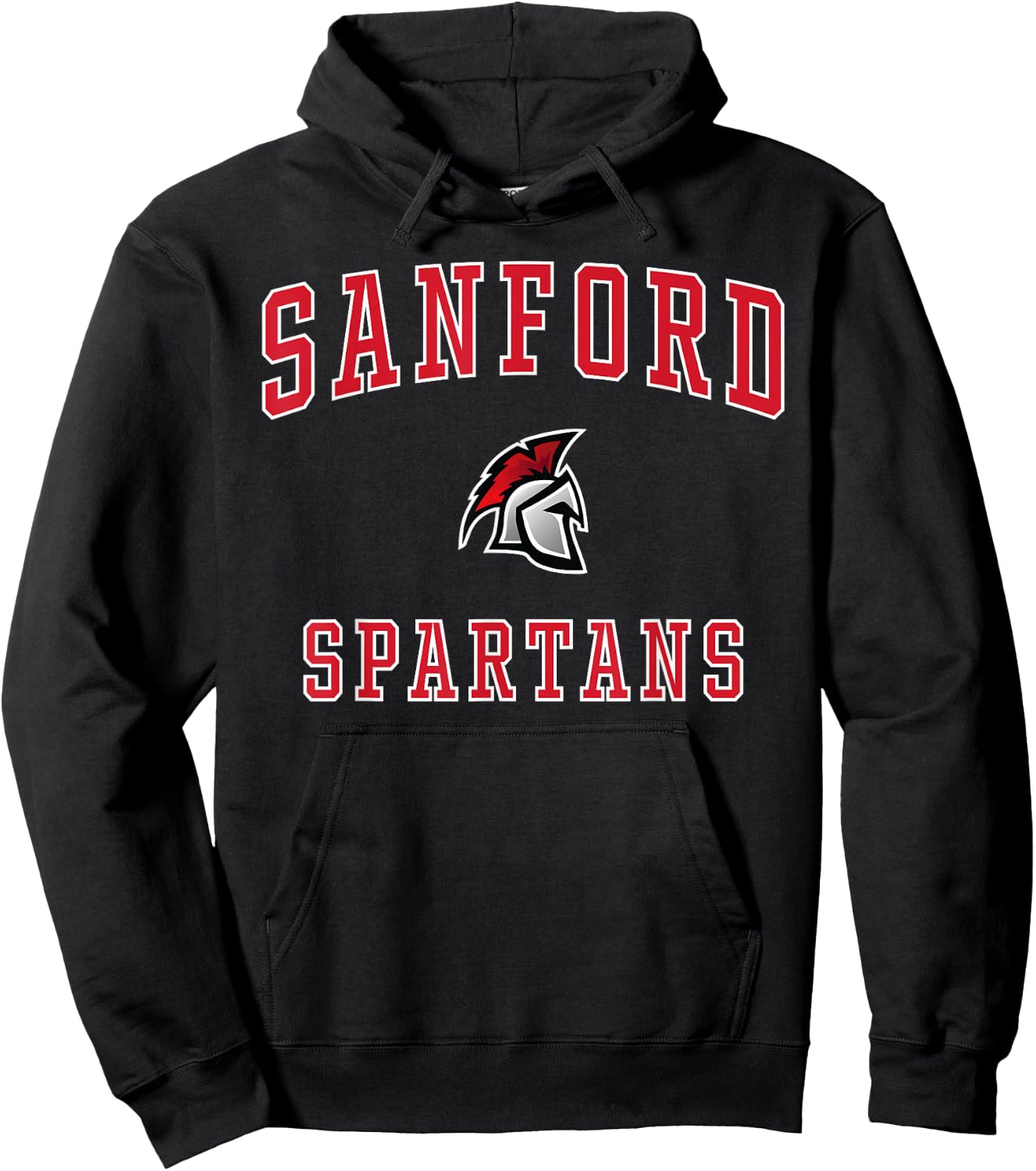 Sanford High School Spartans Hoodie - Hoodie | Black