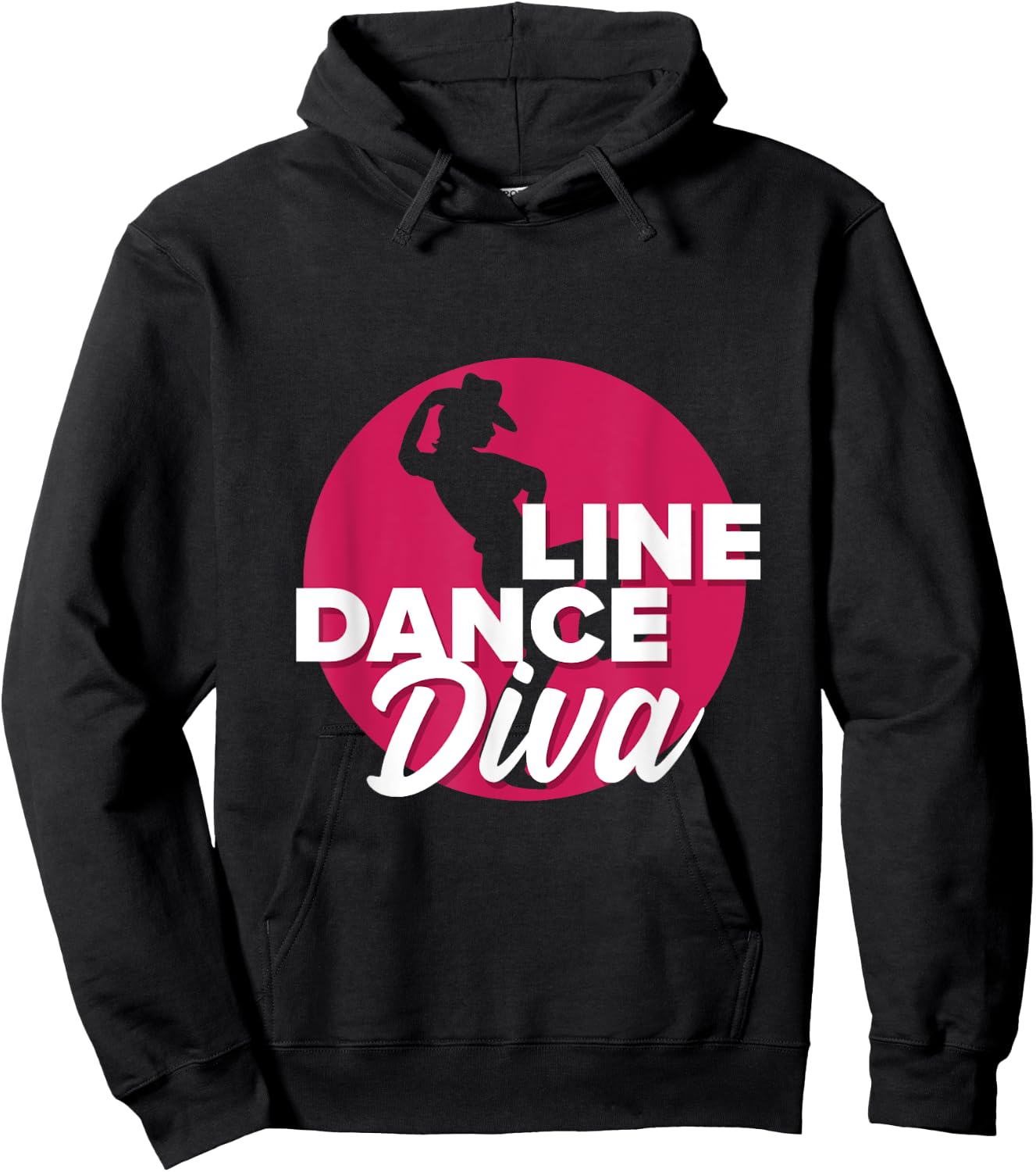 Cute Line Dance Diva Gift Line Dancers gift Hoodie - Hoodie | Black