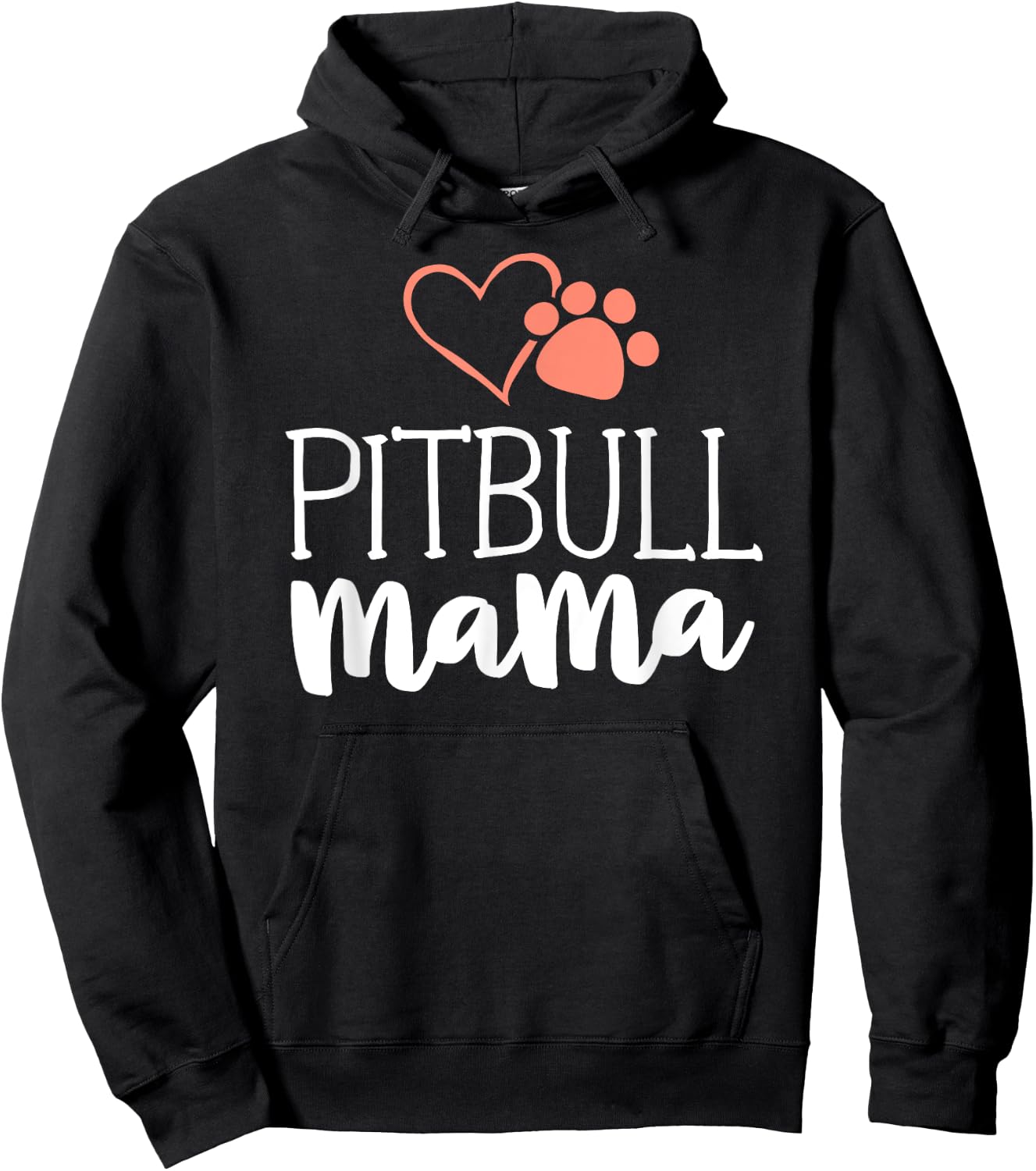 Pitbull Mama Shirt Dog Owner Gifts Pittie Hoodie - Hoodie | Black